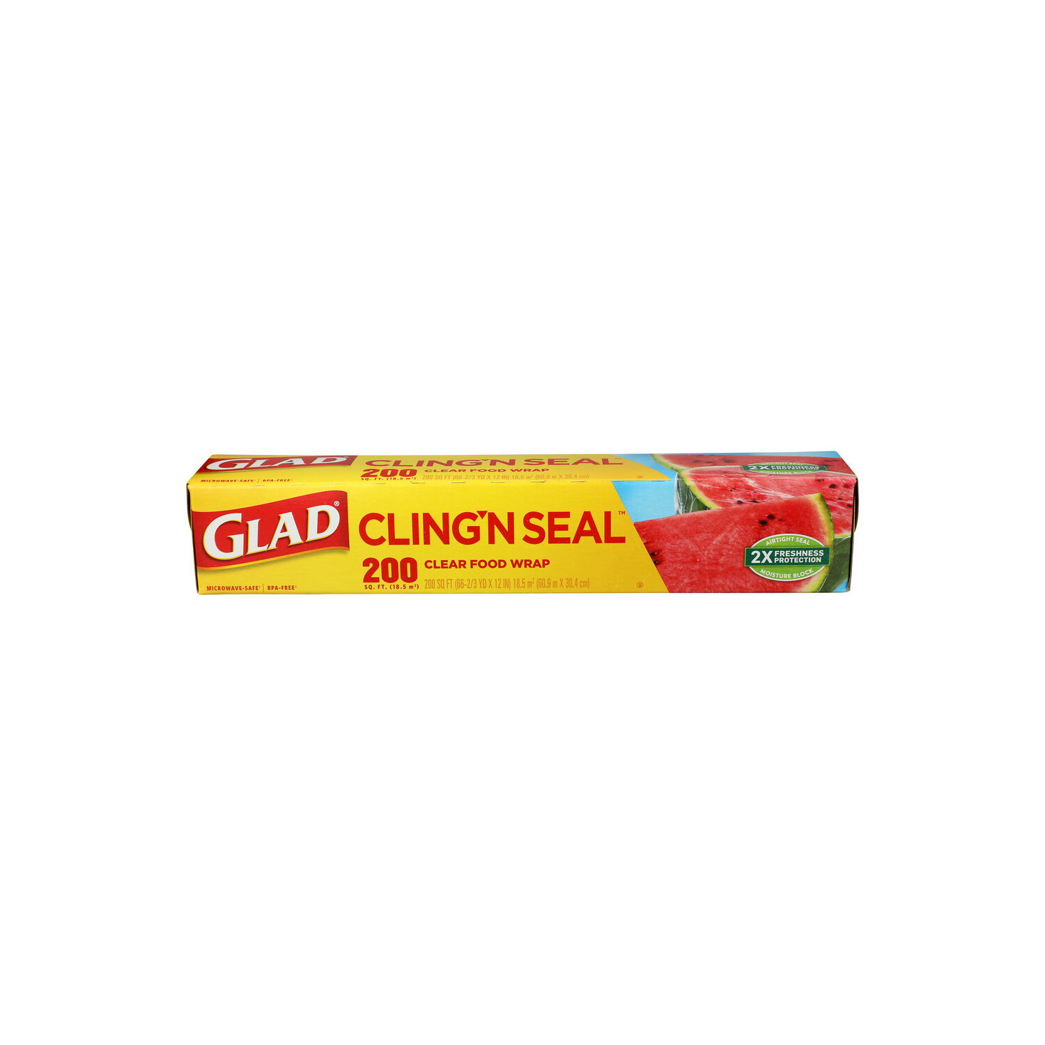 Glad Cling 'N Seal Plastic Food Wrap - 200 Square foot Image 1 of 2