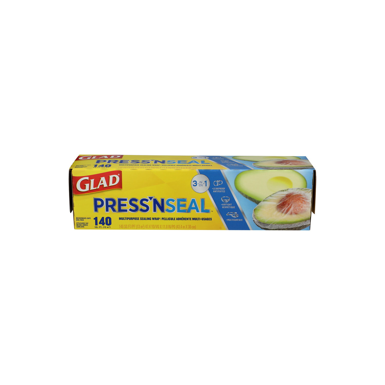 Glad Press'N Seal Multipurpose Sealing Wrap - 140 Square foot Image 1 of 2