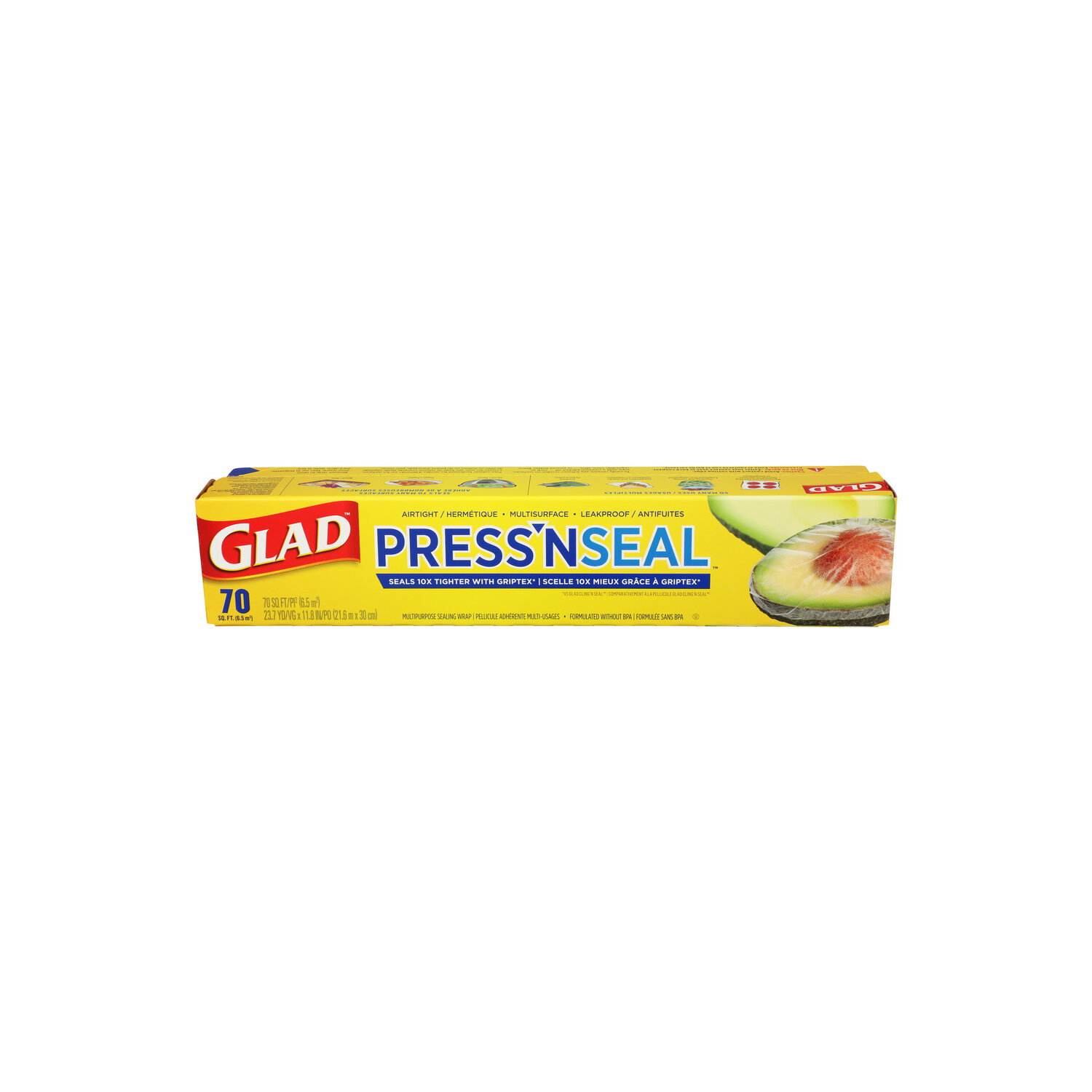 Glad Press'N Seal Multipurpose Sealing Wrap - 70 Square foot Image 1 of 2
