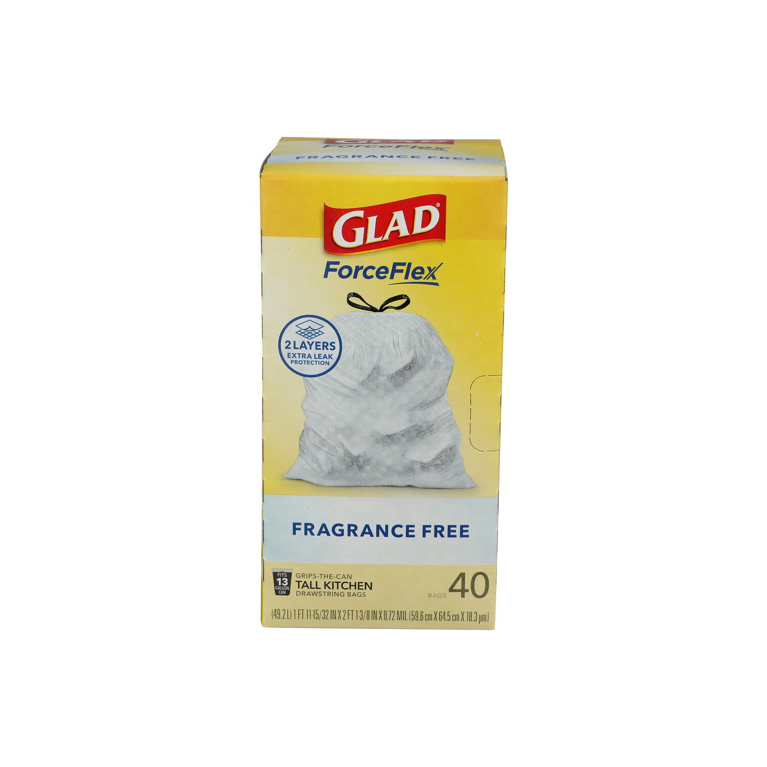 Glad Frcflx Drwstr Frgnc Free - 40 Count Image 1 of 2