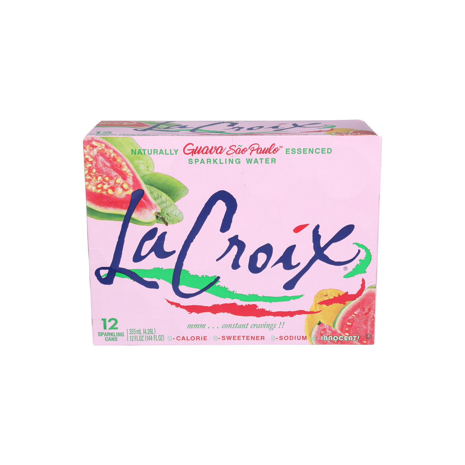LaCroix Guava Sao Paulo Sparkling Water - 12 Fluid Ounce - 12 Count Image 1 of 3
