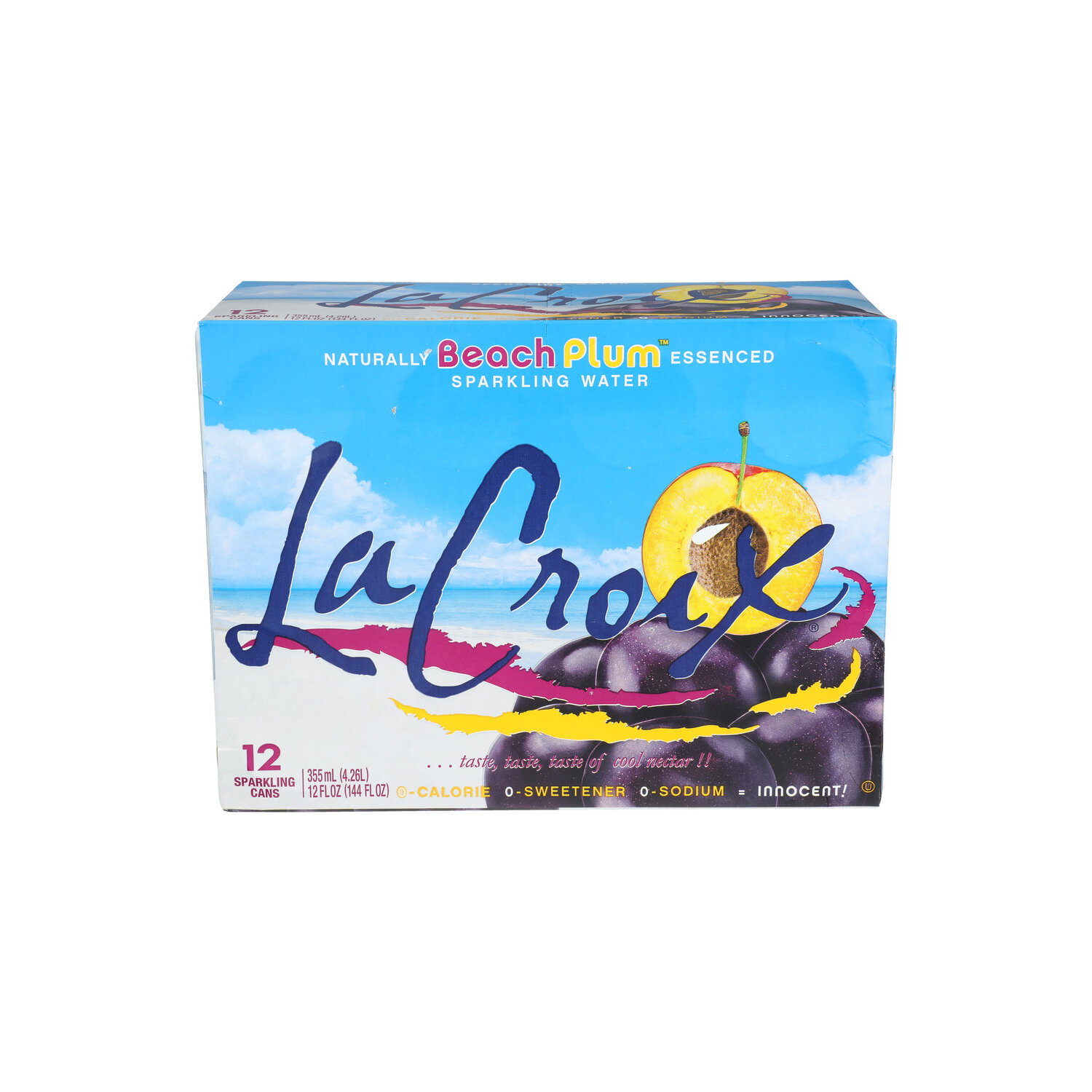 LaCroix Beach Plum Sparkling Water - 12 Fluid Ounce - 12 Count Image 1 of 3