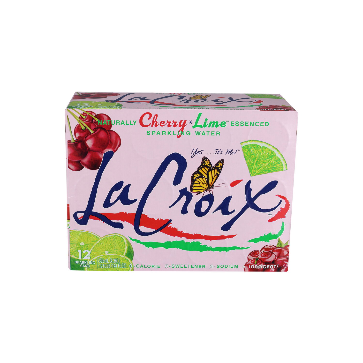 LaCroix Cherry Lime Sparkling Water - 12 Fluid Ounce - 12 Count Image 1 of 3