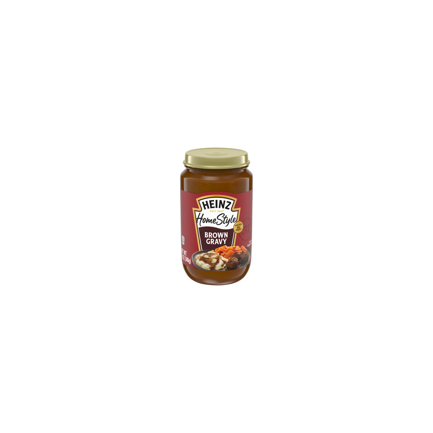 Heinz Homestyle Brown Gravy, Jar - 12 Ounce Image 1 of 2