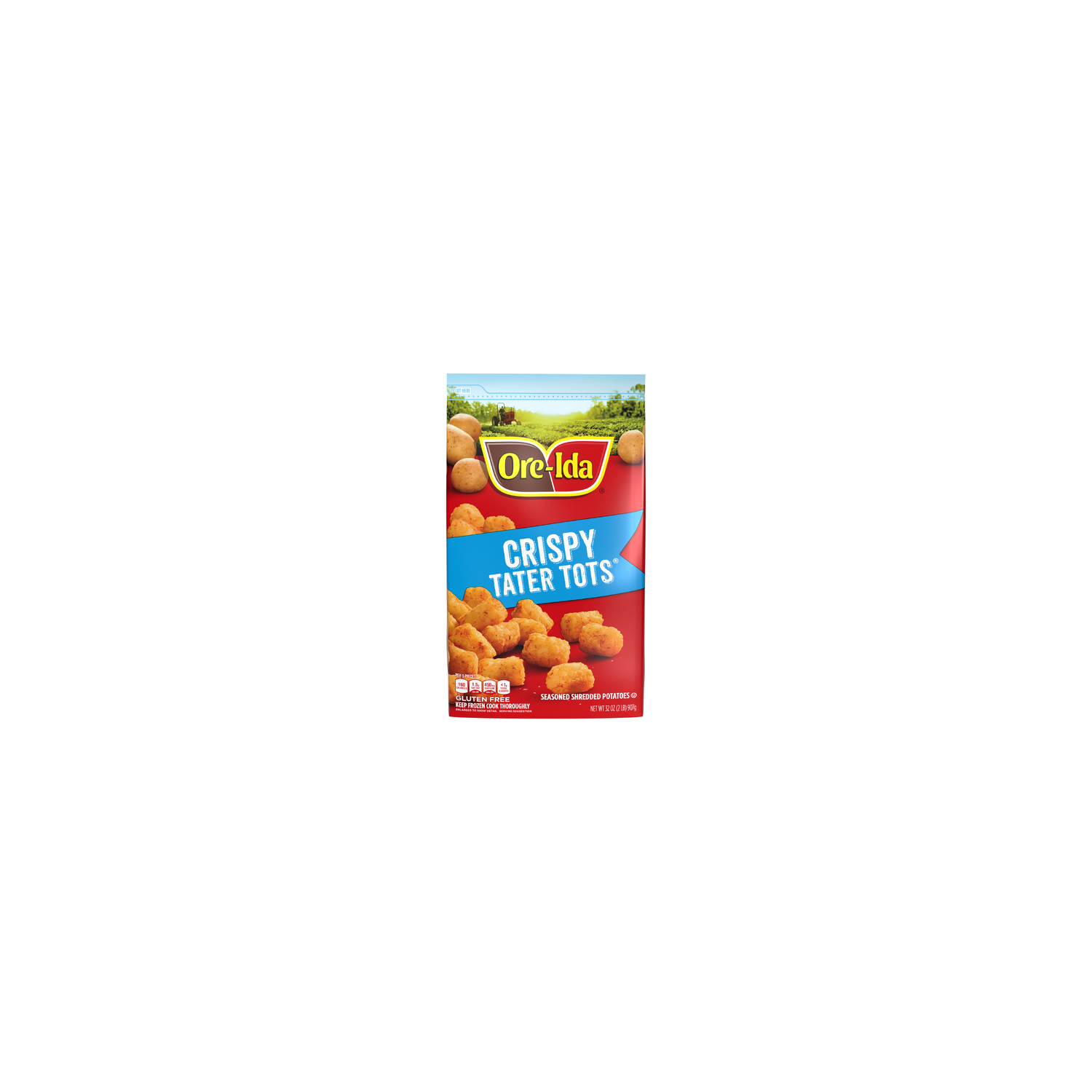 Ore-Ida Oregon & Idaho Golden Tater Tots Seasoned Shredded Potatoes - 32 Ounce Image 1 of 3