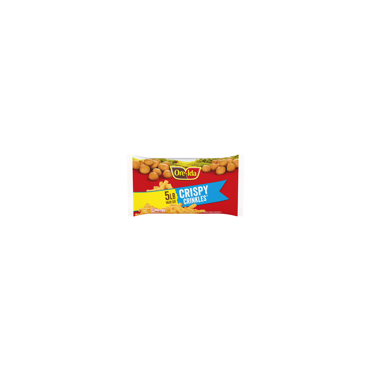 Ore-Ida Crispy Crinkles French Fried Potatoes Value Size, Bag - 5 Pound Image 1 of 2