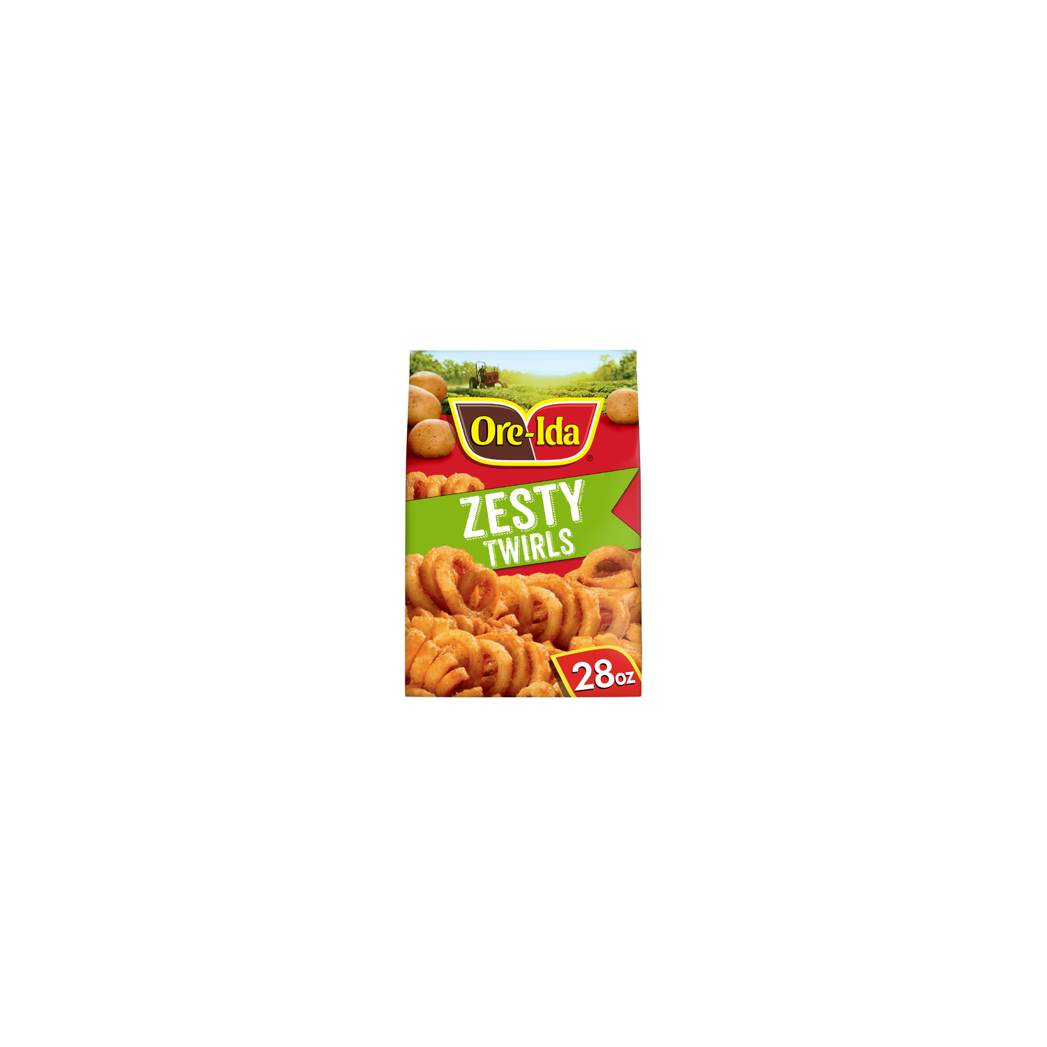 Ore-Ida Oregon & Idaho Zesty Curly Seasoned French Fried Potatoes - 28 Ounce Image 1 of 4