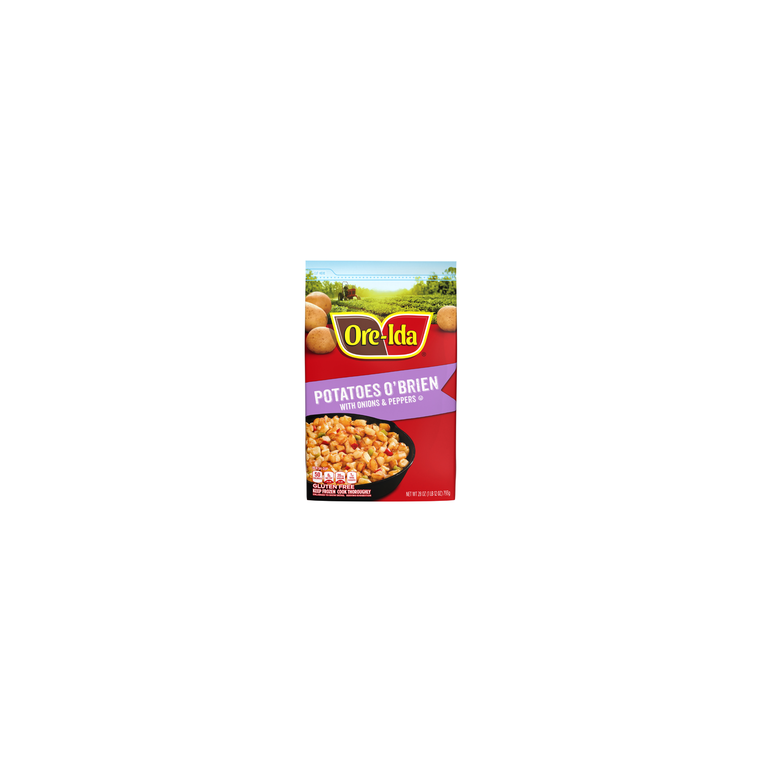Ore-Ida Potatoes O'brien With Onions & Peppers Frozen Potatoes, Bag - 28 Ounce Image 1 of 2