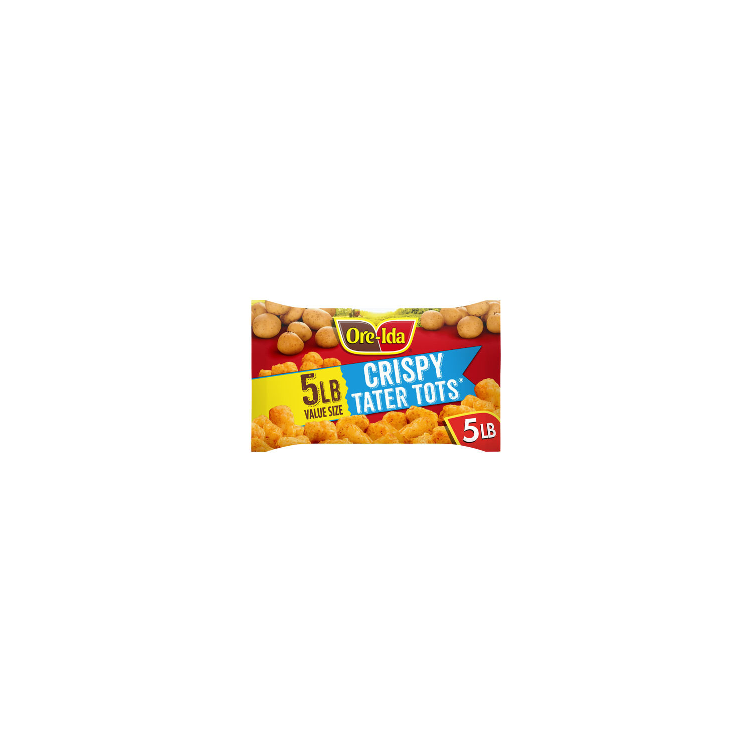 Ore-Ida Oregon & Idaho Golden Tater Tots Seasoned Shredded Potatoes - 5 Pound Image 1 of 4