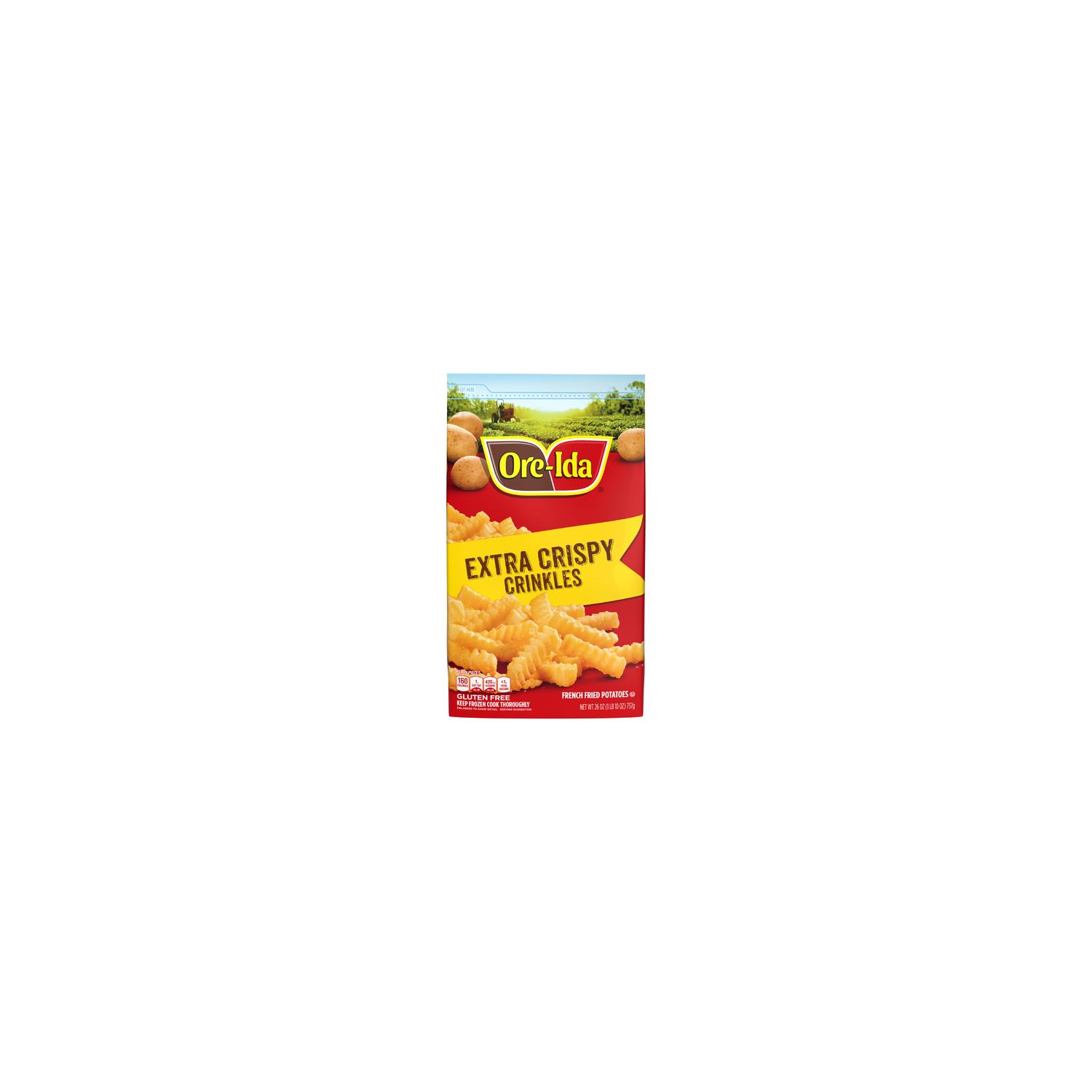 Ore-Ida Extra Crispy Crinkles French Fried Potatoes - 26 Ounce Image 1 of 3