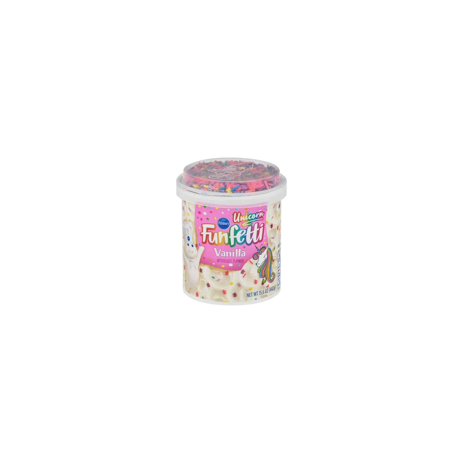 Pillsbury Vanilla Unicorn Funfetti Frosting - 15.6 Ounce Image 1 of 3