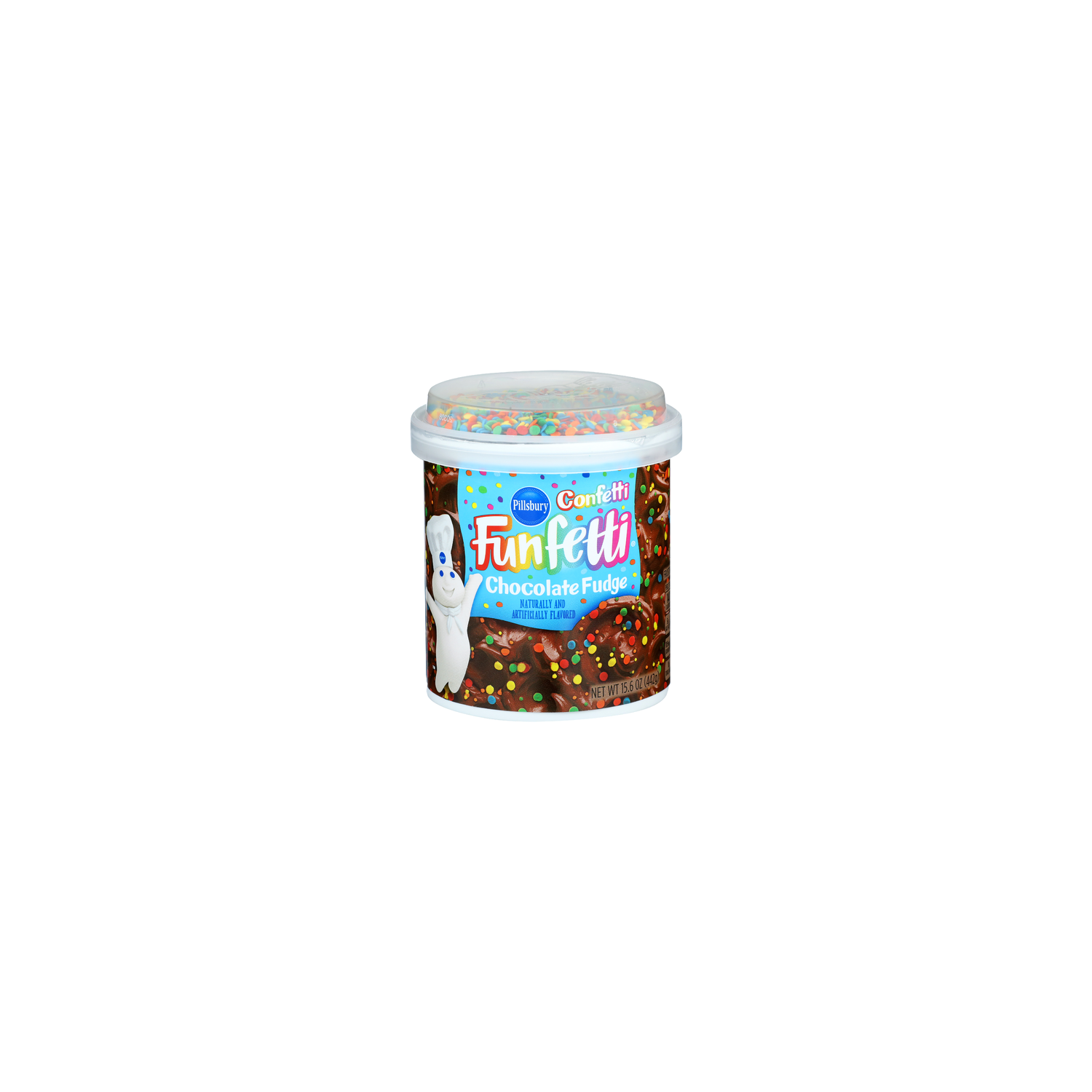 Pillsbury Chocolate Fudge Confetti Funfetti Frosting - 15.6 Ounce Image 1 of 4