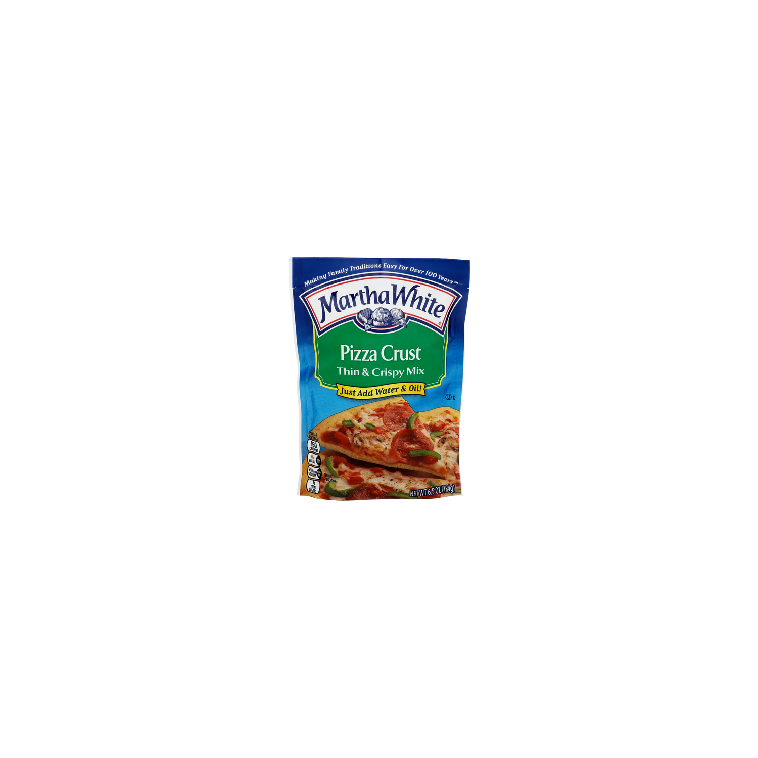 Martha White Pizza Crust Thin & Crispy Mix - 6.5 Ounce Image 1 of 4