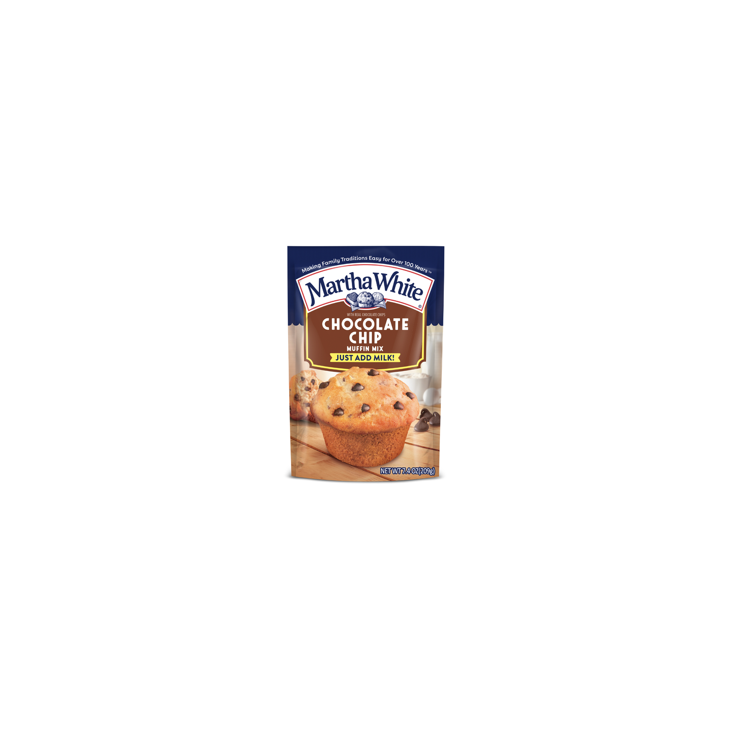 Martha White Chocolate Chip Muffin Mix - 7.4 Ounce Image 1 of 4