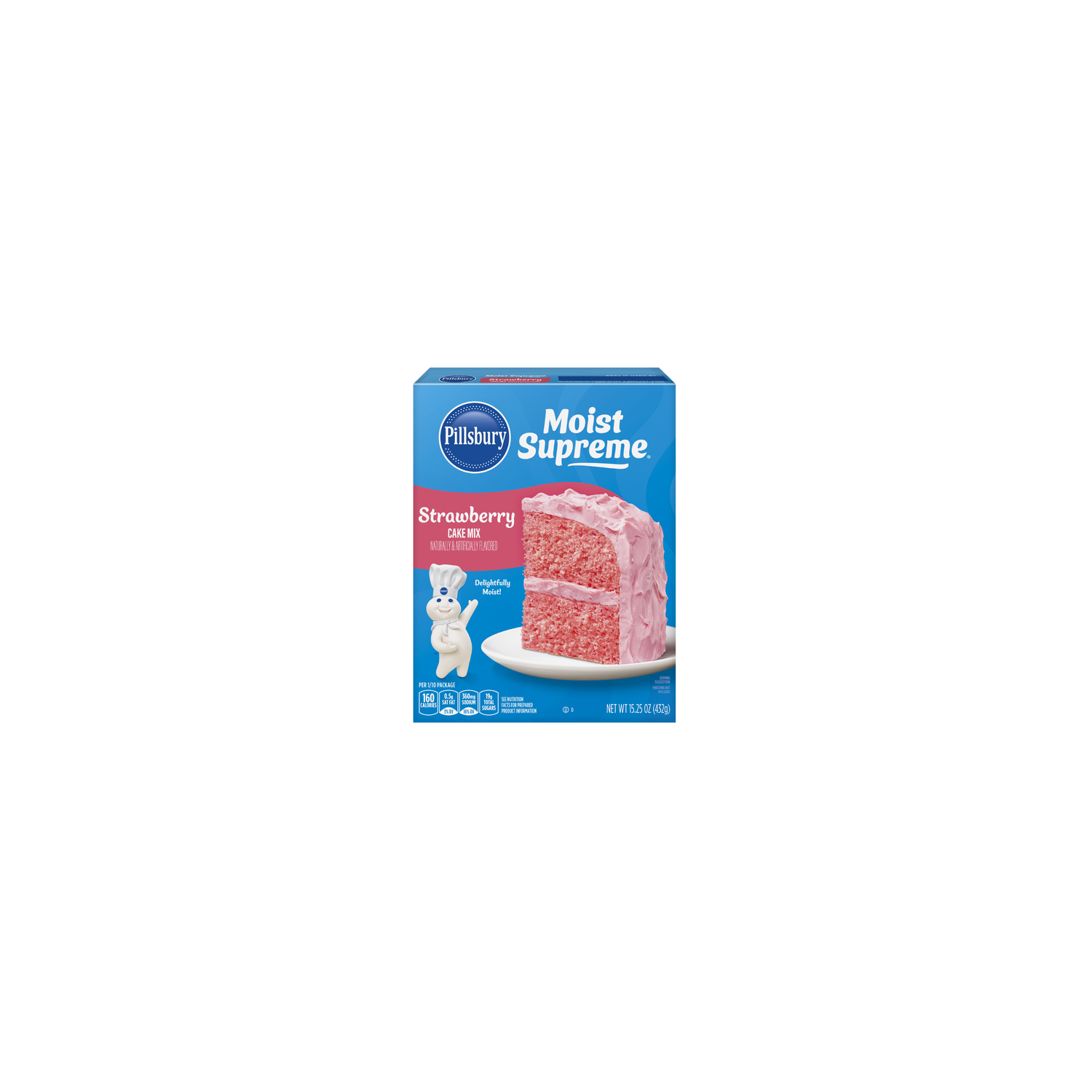 Pillsbury Strawberry Cake Mix - 15.25 Ounce Image 1 of 4