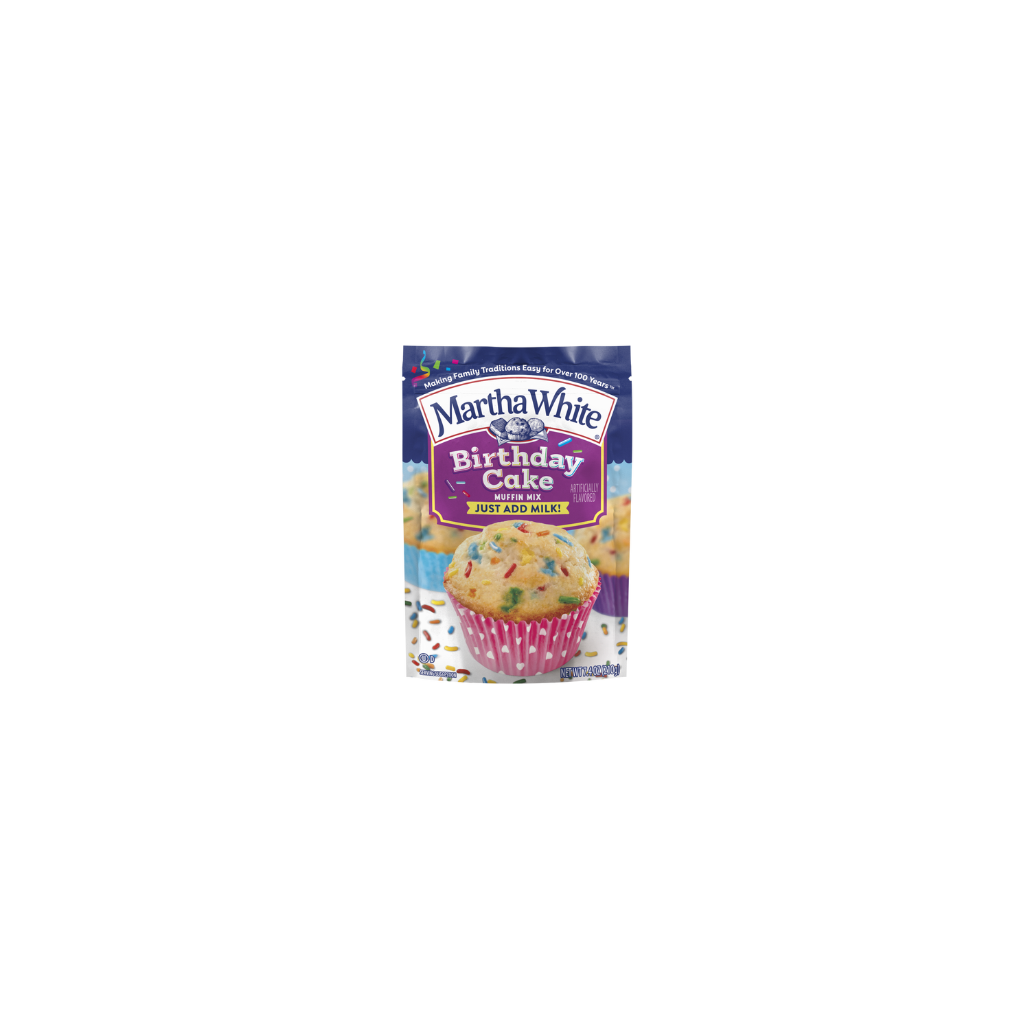 Martha White Birthday Cake Muffin Mix - 7.4 Ounce Image 1 of 3