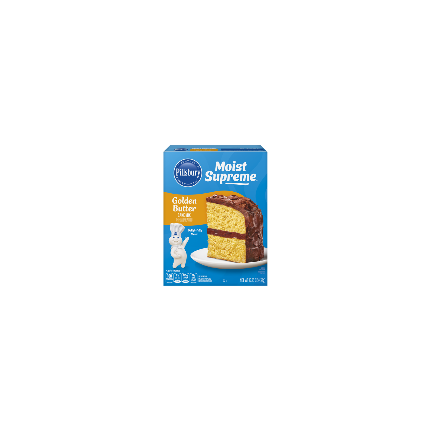 Pillsbury Golden Butter Moist Supreme - 15.25 Ounce Image 1 of 3