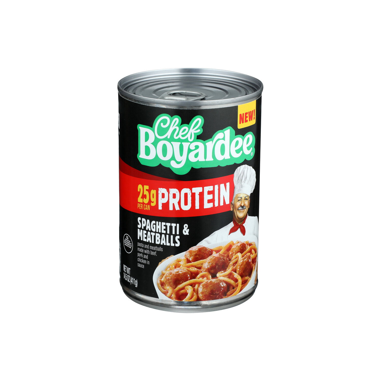 Chef Boyardee Cb Protein Spaghetti Meatballs - 14.5 Ounce Image 1 of 4