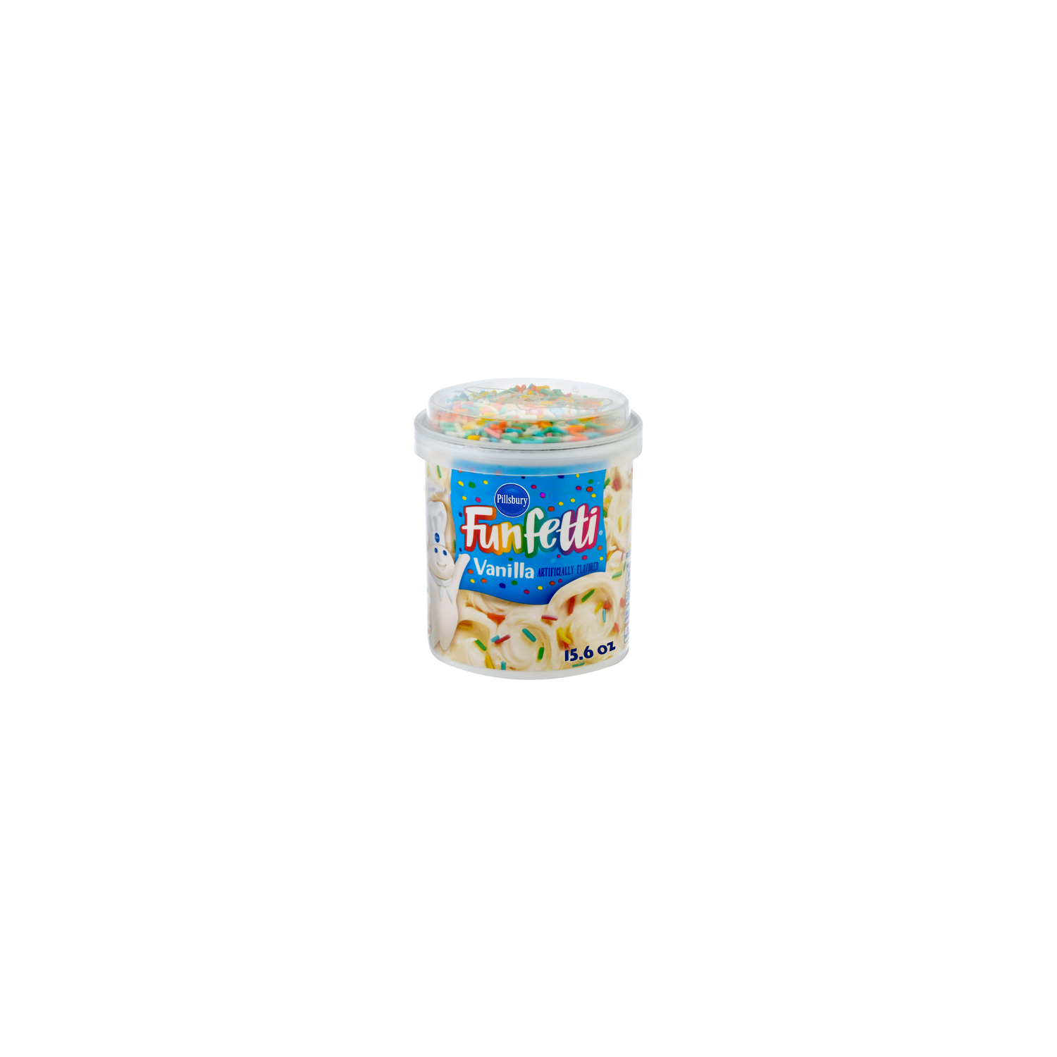 Pillsbury Funfetti Vanilla Frosting - 15.6 Ounce Image 1 of 4