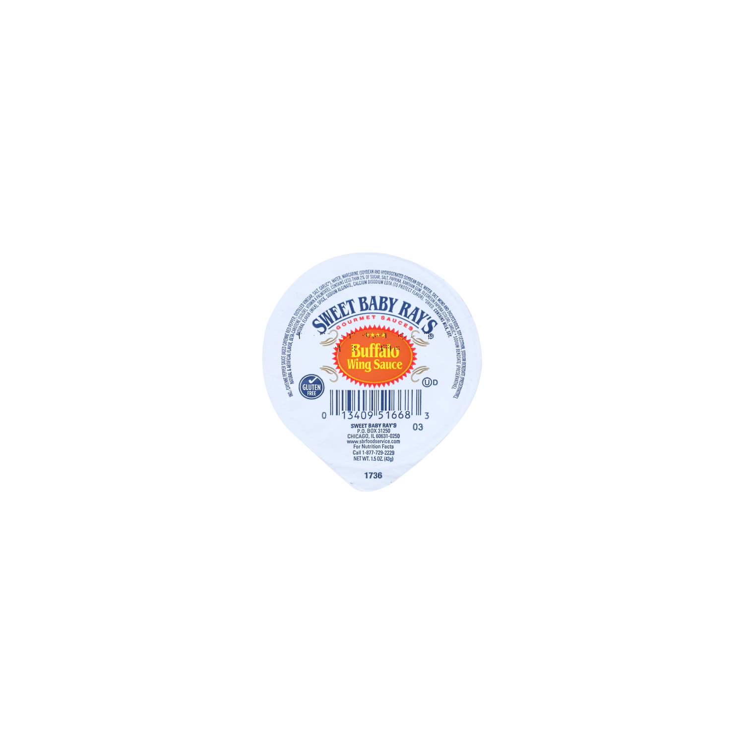 Sweet Baby RAY's Buffalo Wing Sauce Gourmet - 1.5 Ounce Image 1 of 3