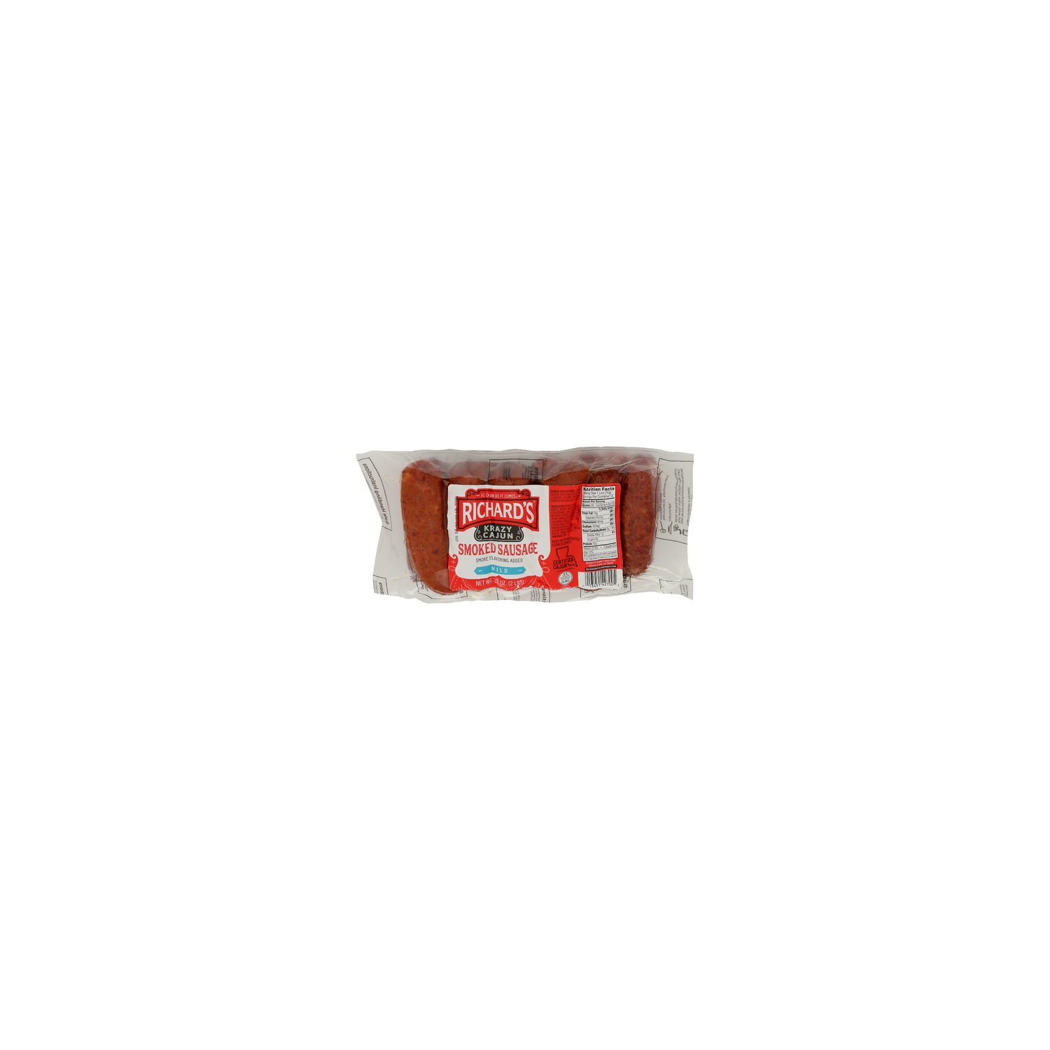 Richards Cajun Foods Krazy Link Smoked Sausage - 32 Ounce Image 1 of 4