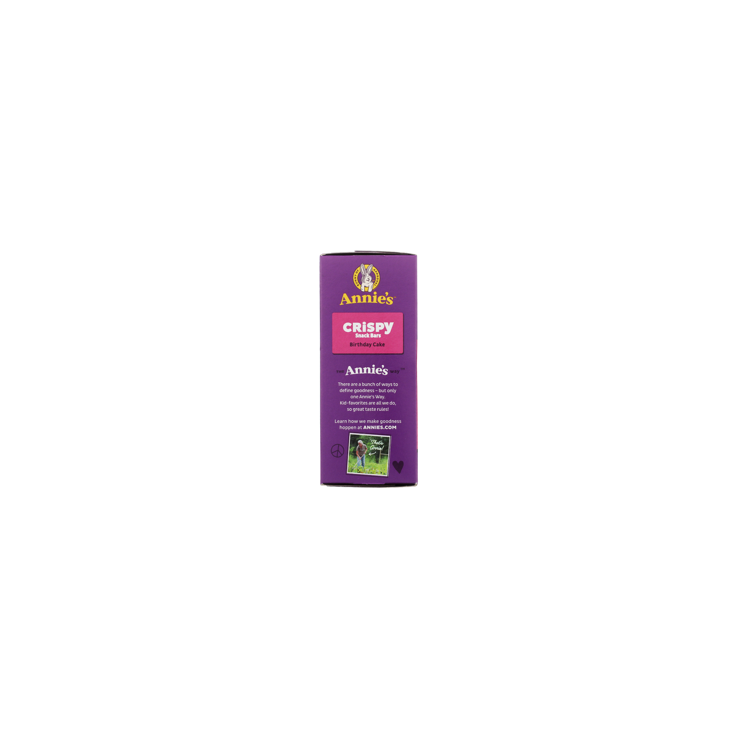 ANNIE's Homegrown Organic Birthday Cake Crispy Snack Bars - 0.78 Ounce - 5 Count