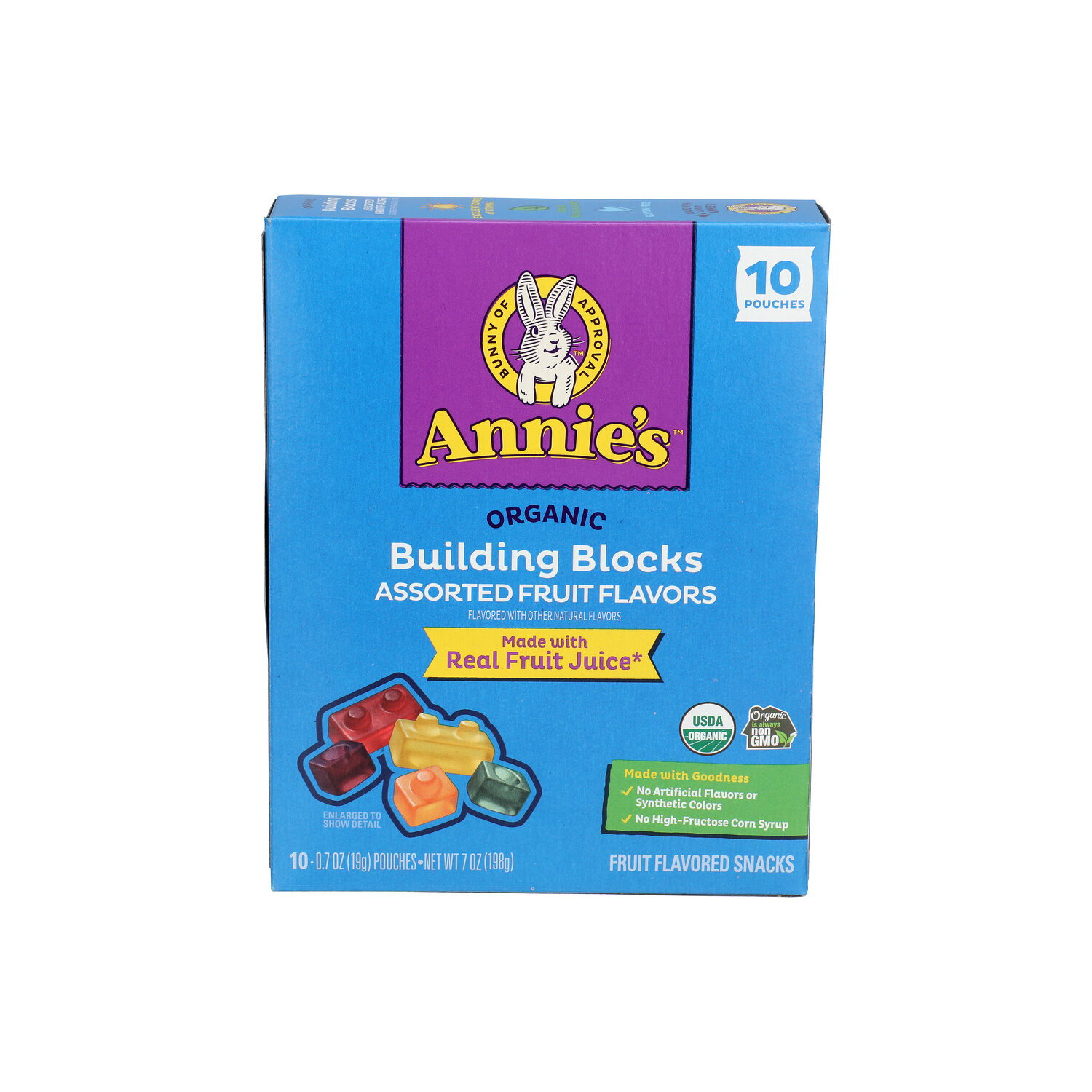 Annies Homegrown Fruit Snack Building Blocks - 0.7 Ounce - 10