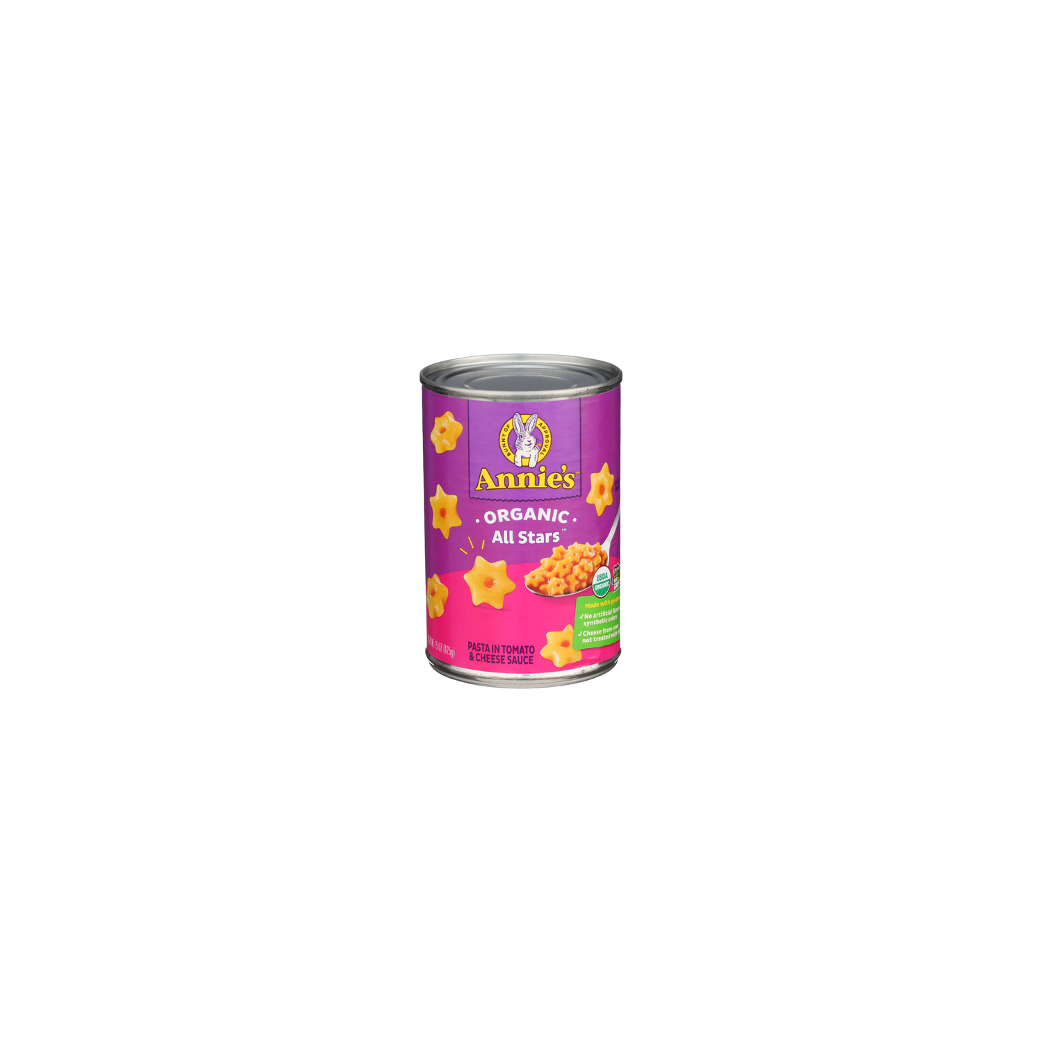 Annie's Homegrown Pasta All Stars In Tomato & Cheese Sauce - 15 Ounce Image 1 of 4