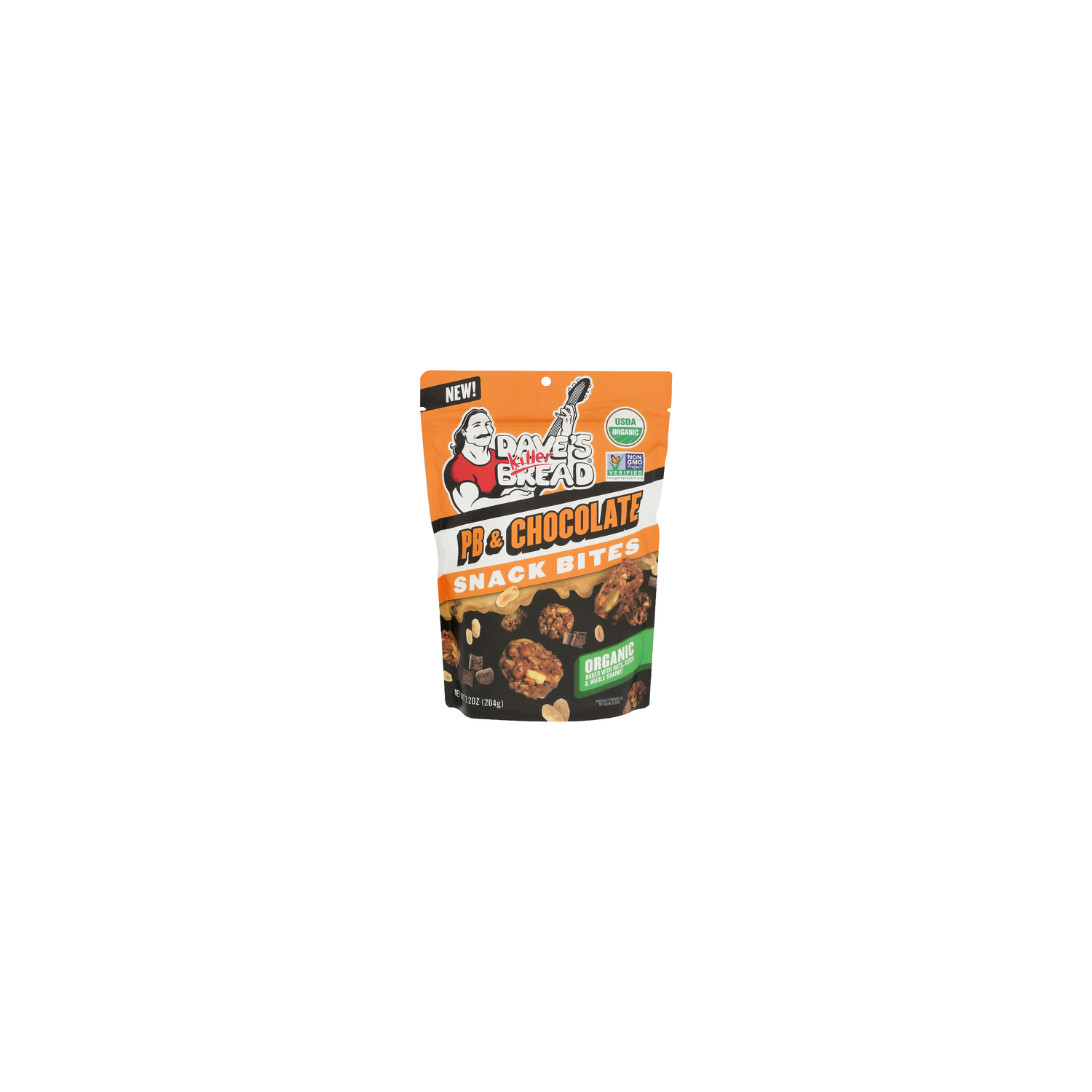 DAVE's Killer Bread Peanut Butter Chocolate Organic Snack Bites Pb & Chocolate - 7.2 Ounce Image 1 of 4
