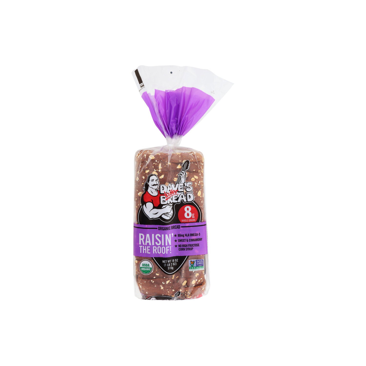 Dave's Killer Bread Raisin' The Roof Organic Cinnamon Raisin Breakfast Sliced Bread - 18 Ounce Image 1 of 4