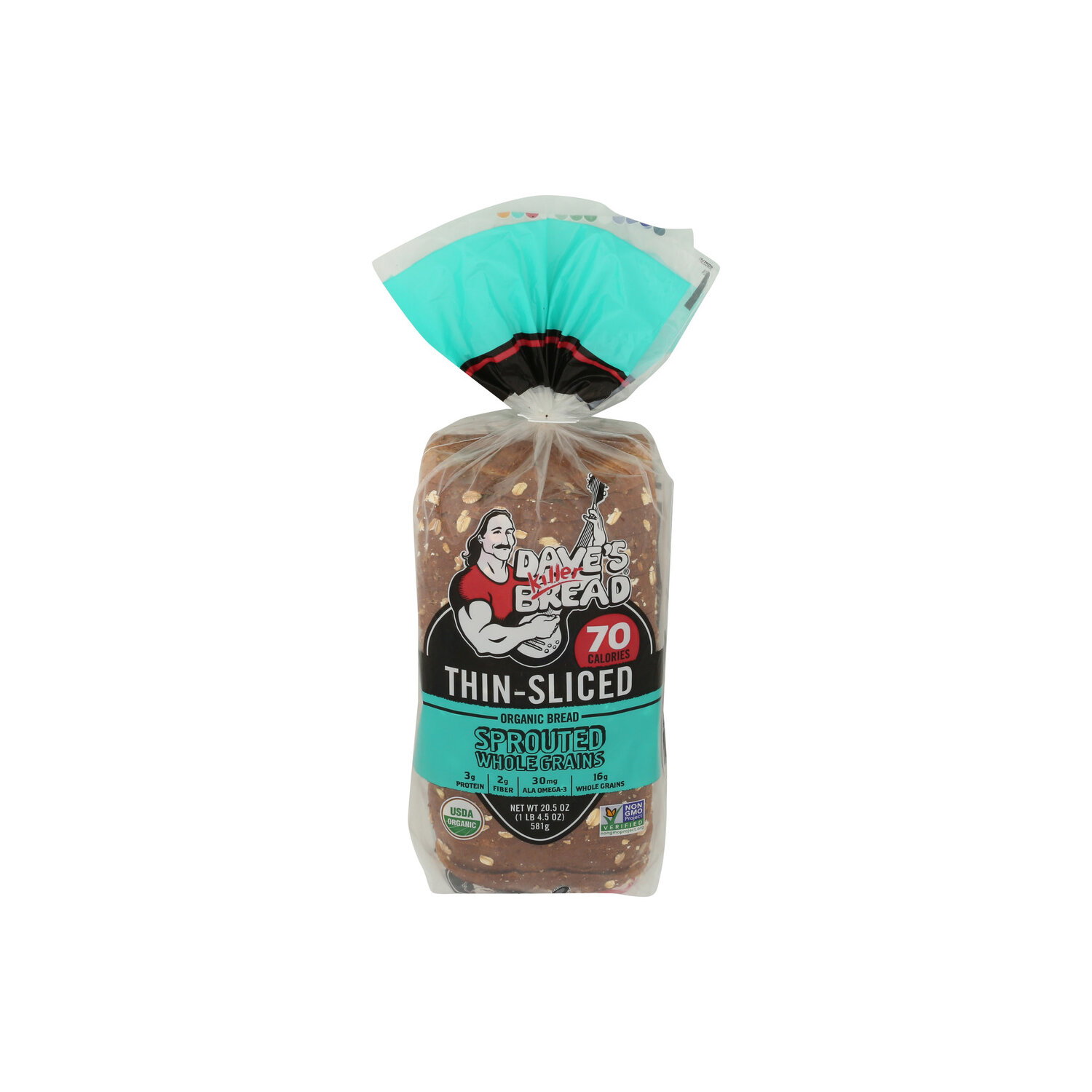 DAVE's Killer Bread Whole Grain Dkb Org Sprtd Whl Grn Ts Frz Cs