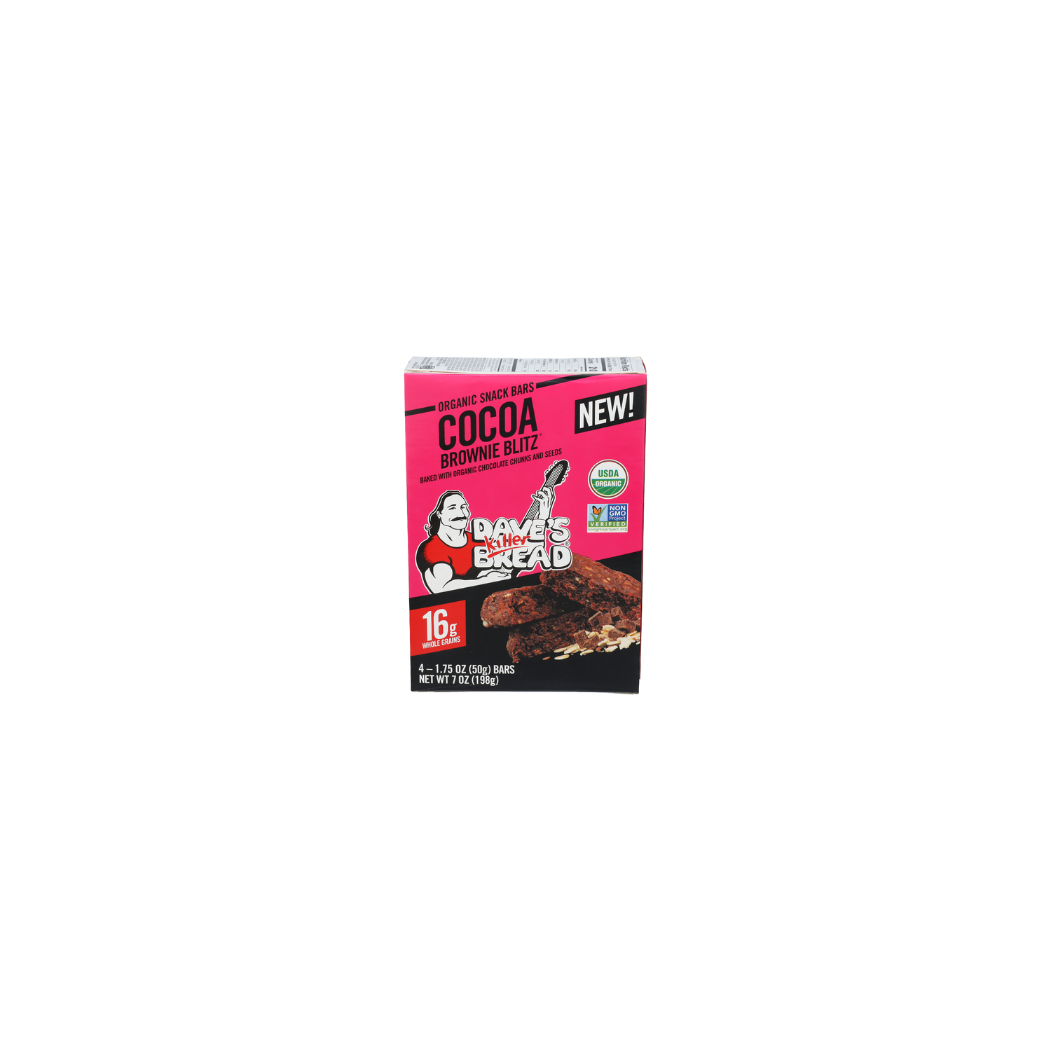 Dave's Killer Bread Organic Cocoa Brownie Blitz Snack Bars - 1.75 Ounce - 4 Count Image 1 of 3