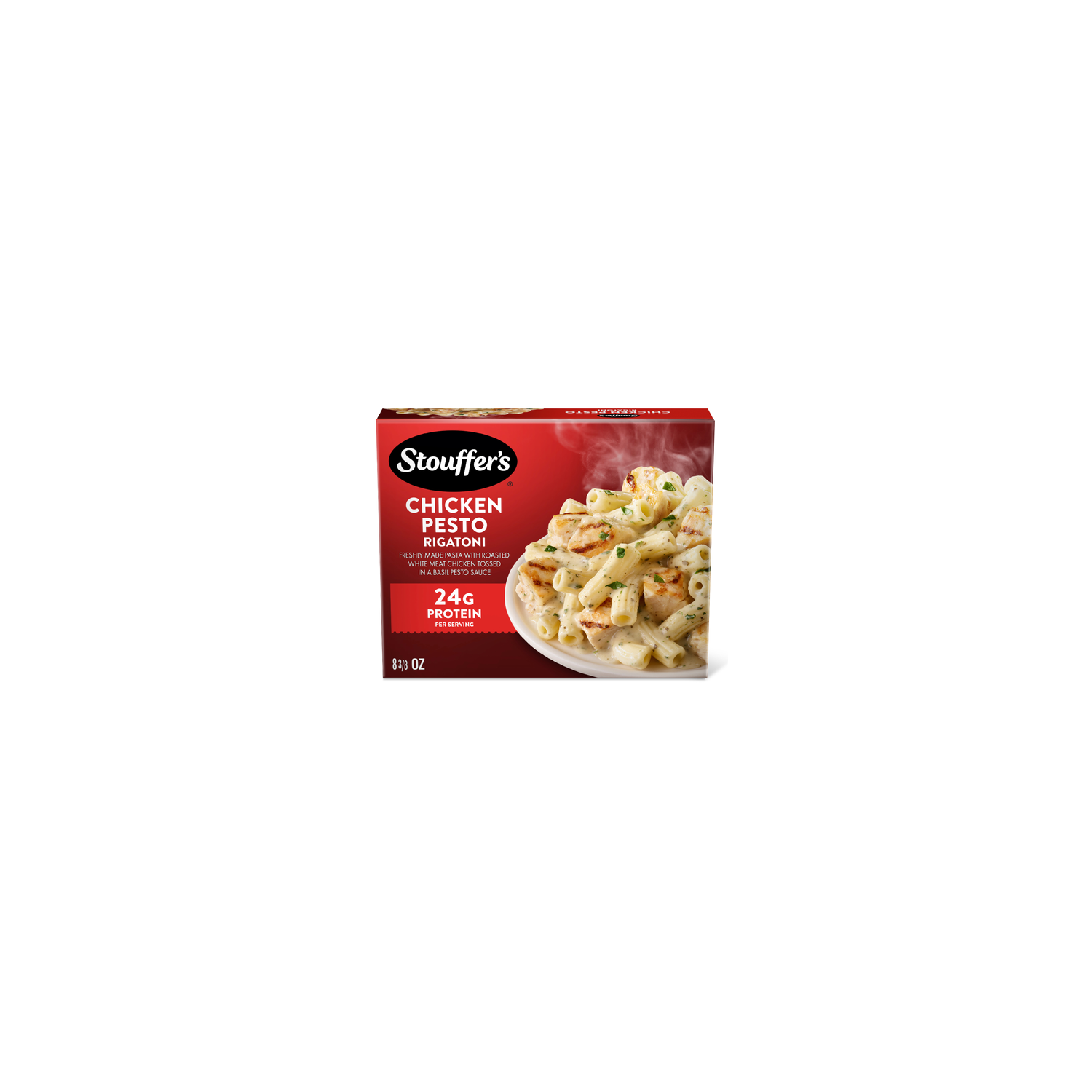 Stouffer's Chicken Pesto Rigatoni Single Serve Frozen Pasta Meal - 8.38 Ounce Image 1 of 4
