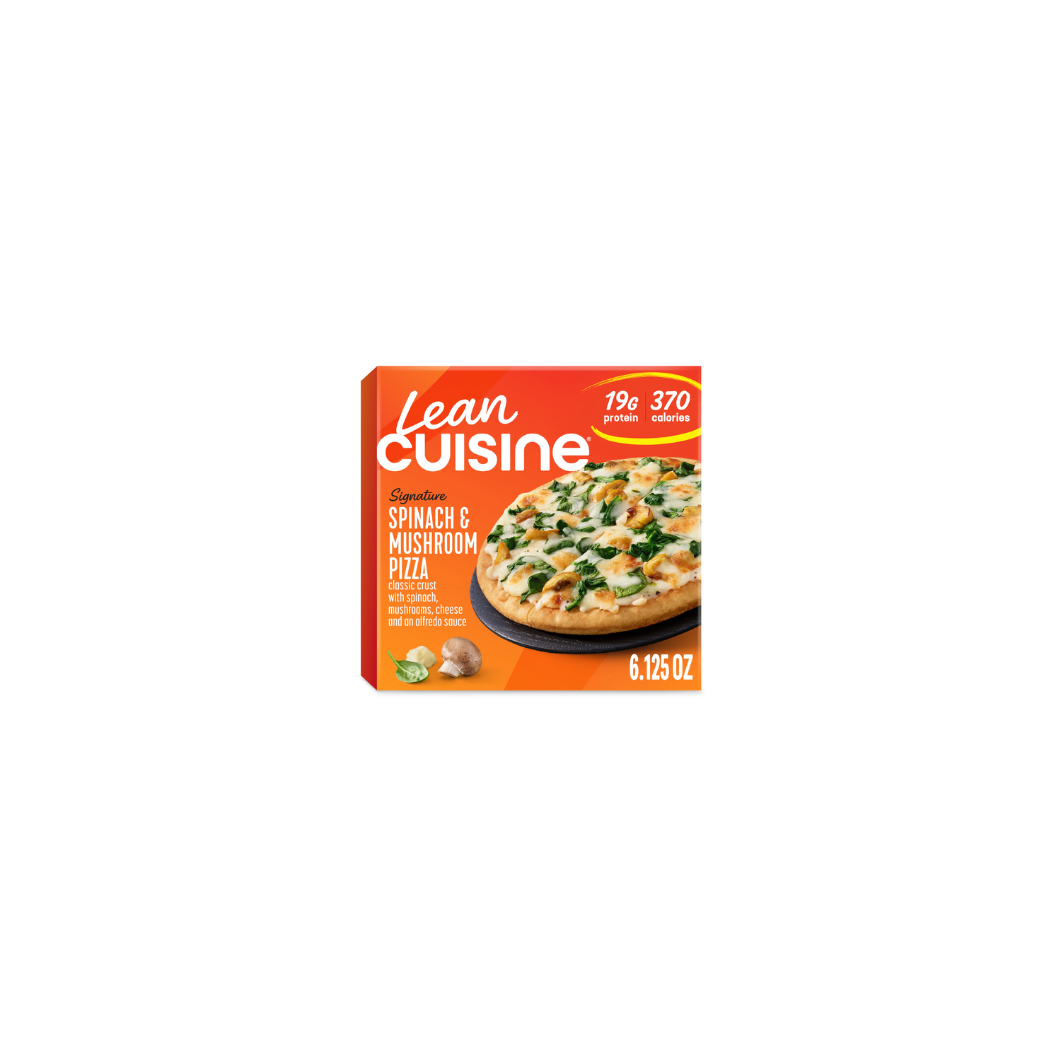 Lean Cuisine Features Frozen Meal Spinach And Mushroom Pizza - 6.13 Ounce Image 1 of 4
