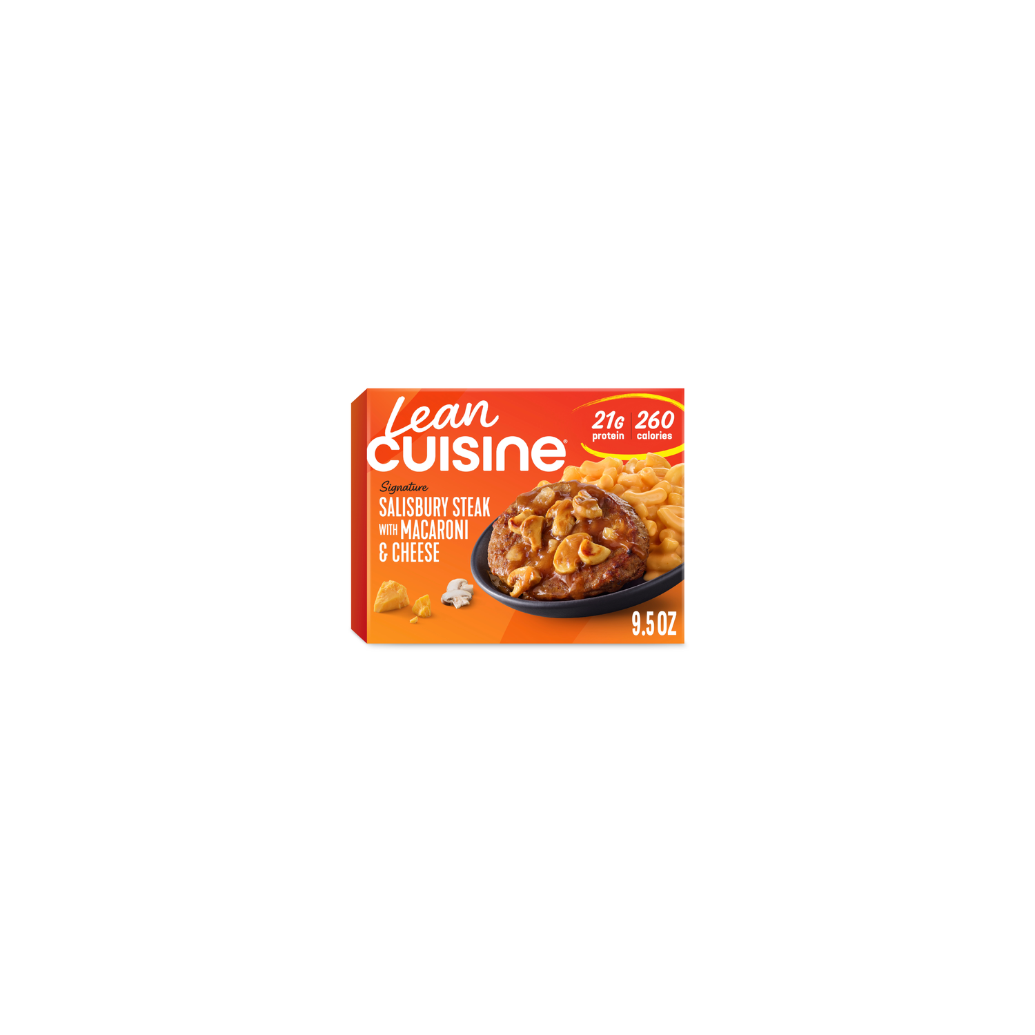 Lean Cuisine Macaroni & Cheese Features Salisbury Steak - 9.5 Ounce Image 1 of 4