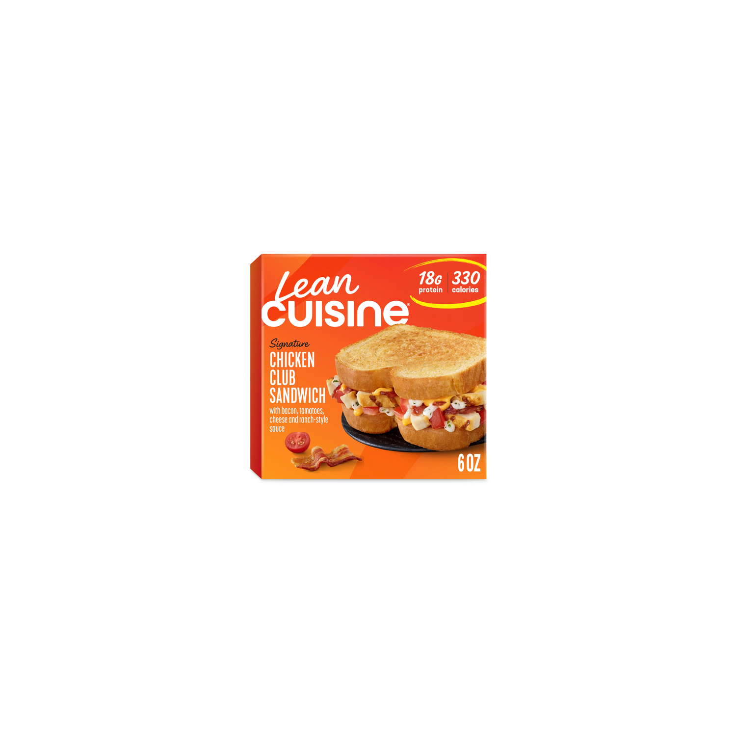 Lean Cuisine Frozen Meal Chicken Club Sandwich Panini - 6 Ounce Image 1 of 4