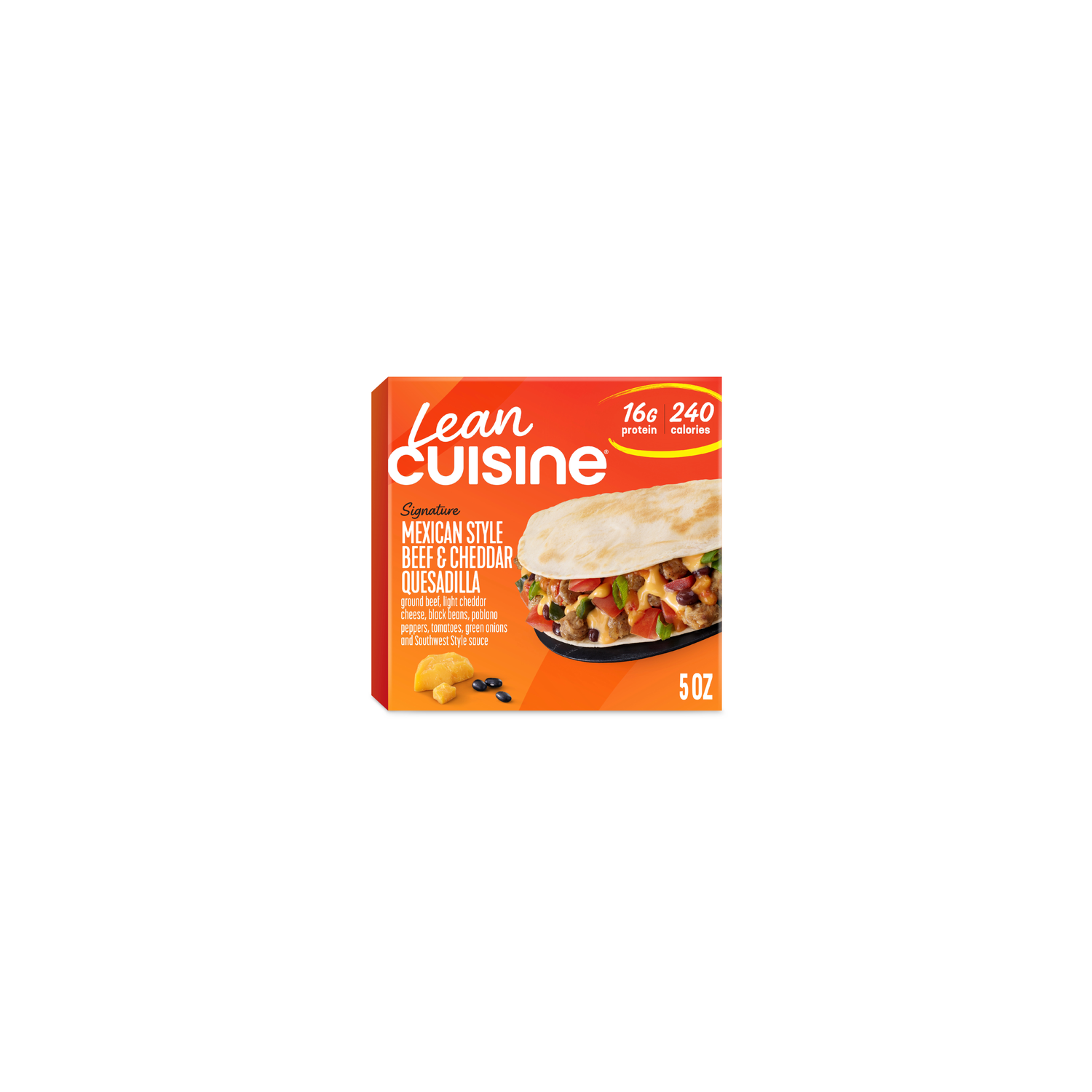 Lean Cuisine Mexican Style Beef & Cheddar Quesadilla - 5 Ounce Image 1 of 4