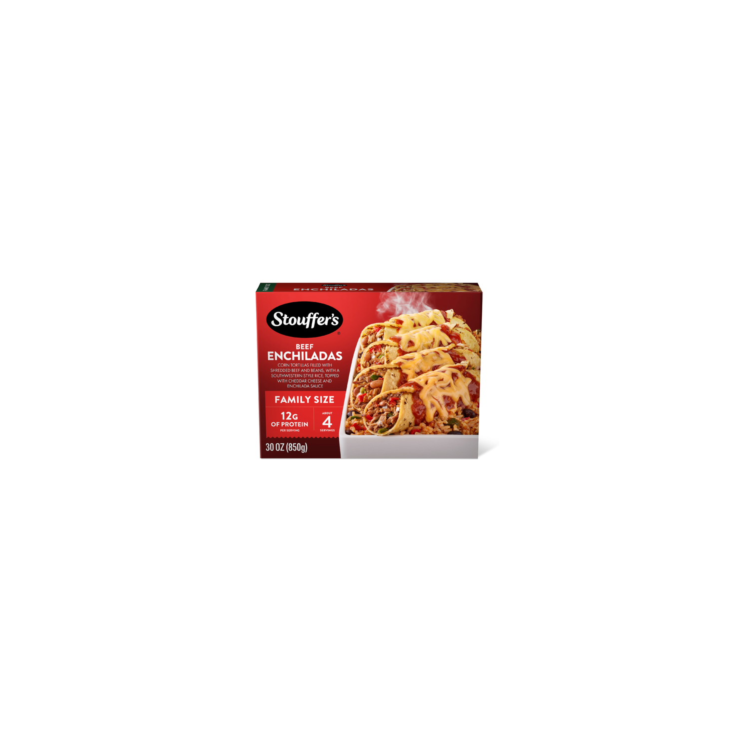 Stouffer's Frozen Meal Beef Enchilada Family Size - 1.88 Pound Image 1 of 4