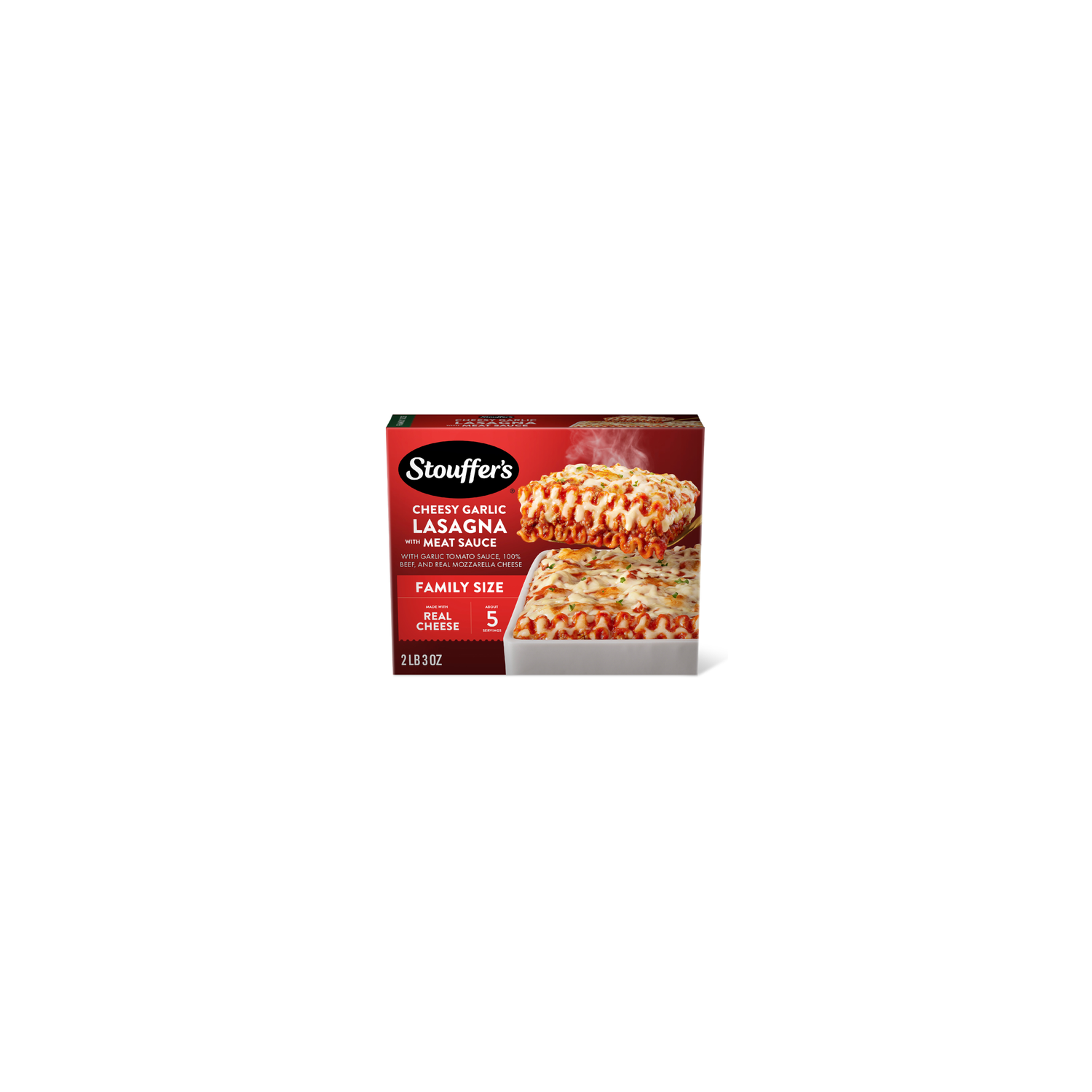 Stouffer's Cheesy Garlic With Meat Sauce Family Size Lasagna - 35 Ounce Image 1 of 4