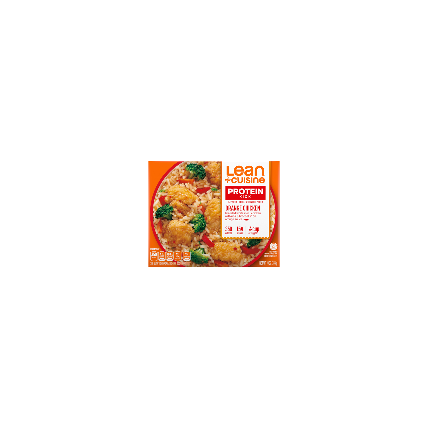 Lean Cuisine Protein Kick Frozen Meal Orange Chicken - 10 Ounce