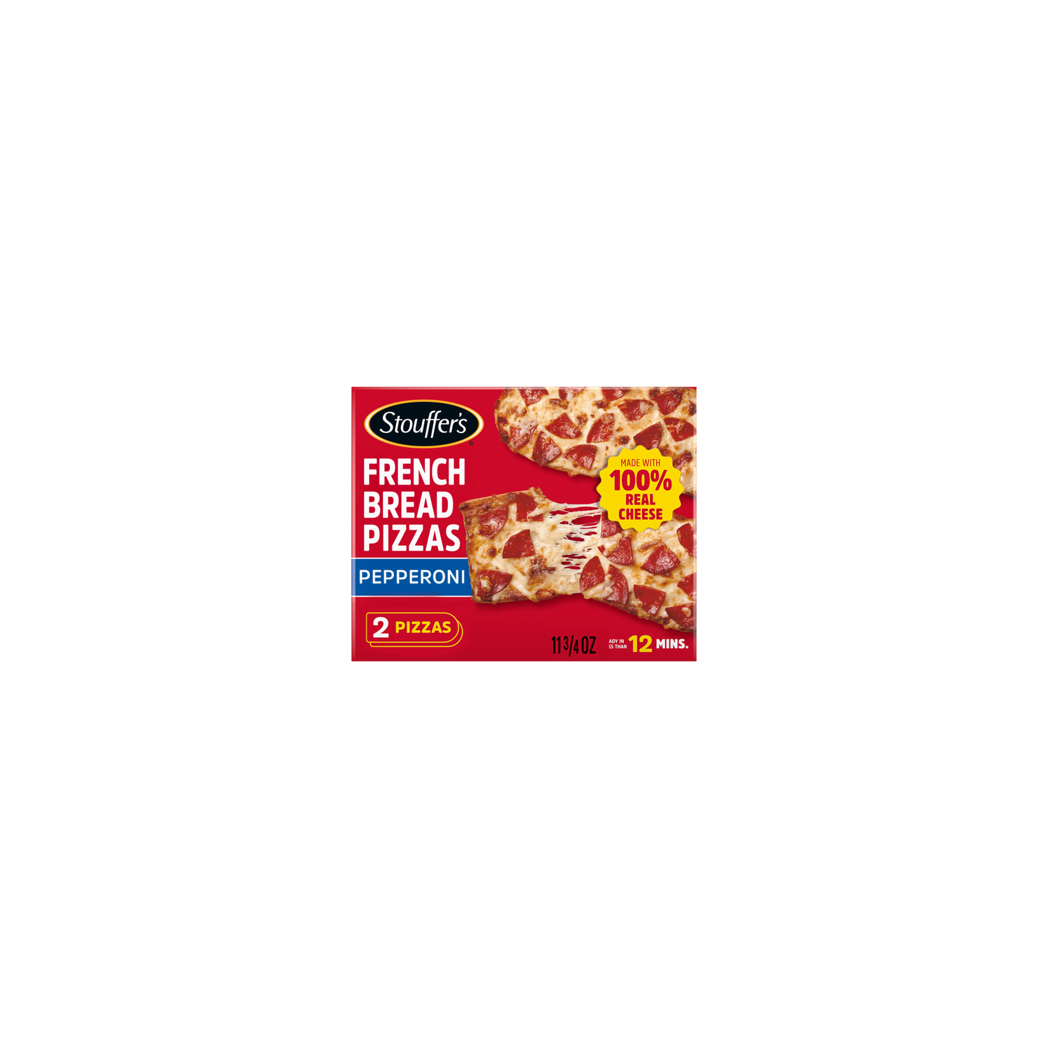 Stouffer's Pepperoni French Bread Frozen Pizza - 11.75 Ounce Image 1 of 4