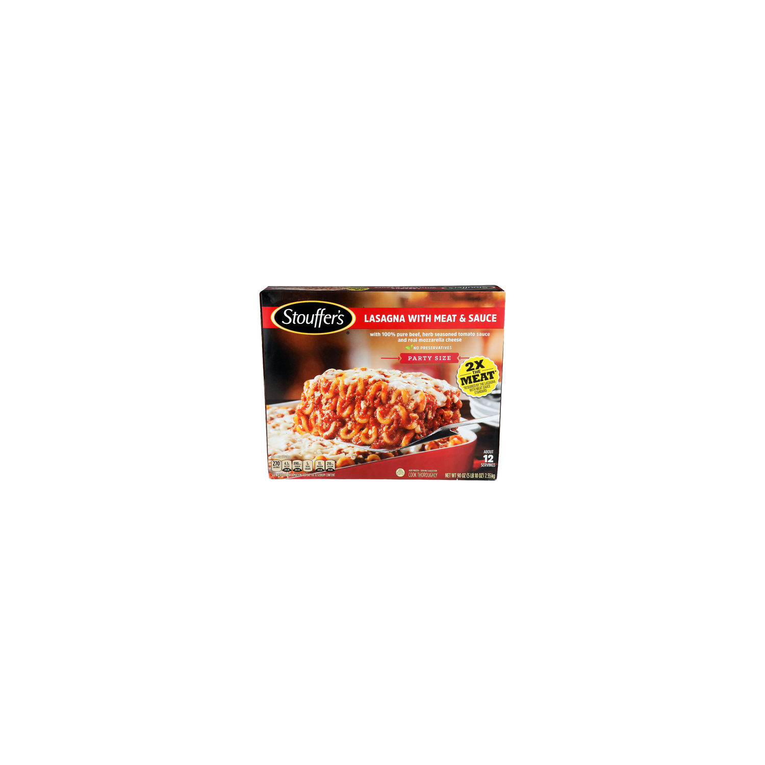 STOUFFER's Party Size Lasagna With Meat & Sauce - 90 Ounce Image 1 of 4