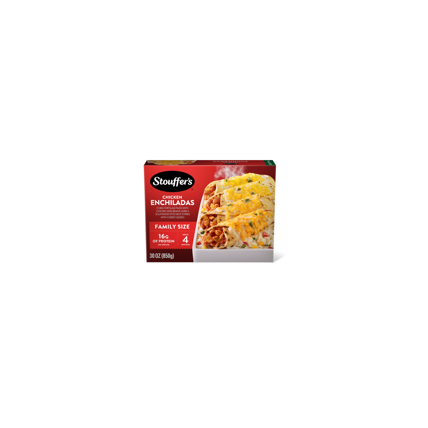 Stouffer's Chicken Enchiladas Family Size Frozen Meals - 30 Ounce Image 1 of 4