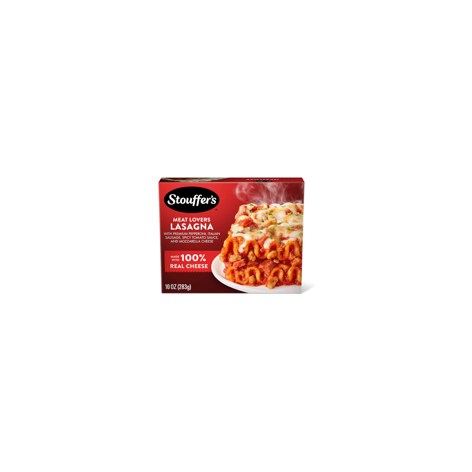 Stouffer's With A Hearty Tomato Sauce, Pepperoni, Italian Sausage, Ground Beef And Pork Meat Lovers Lasagna - 10 Ounce Image 1 of 4