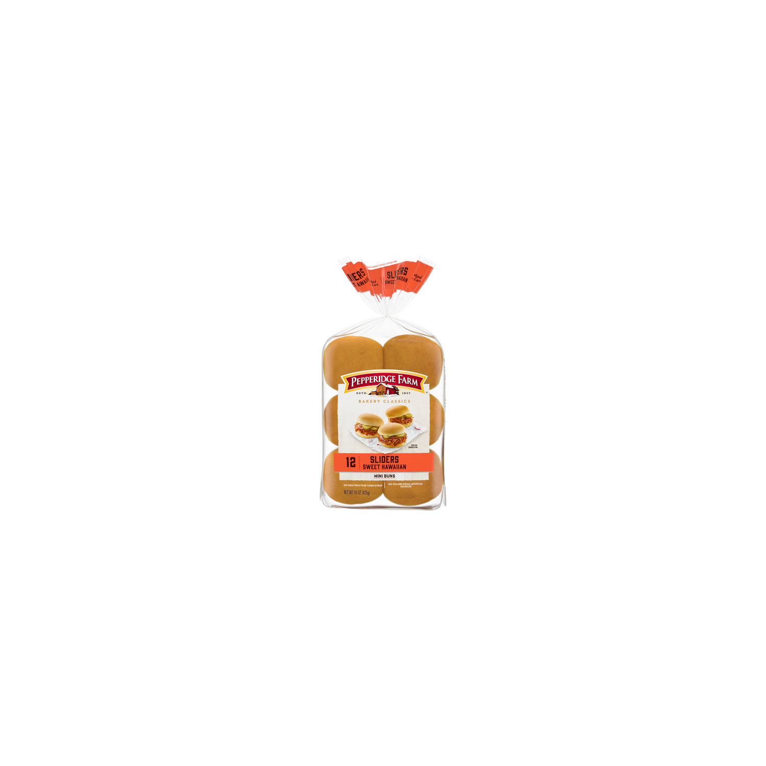 Pepperidge Farm Sweet Hawaiian Slider Buns - 15 Ounce Image 1 of 2