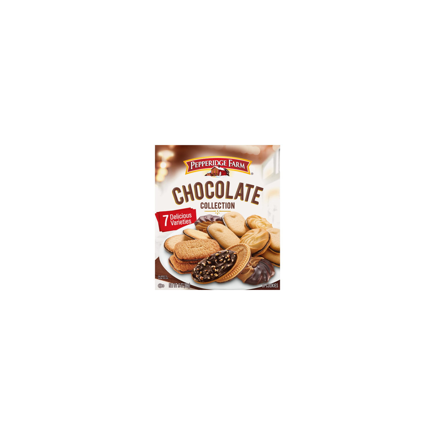 Pepperidge Farm Cookies Chocolate Collection, 7 Cookie Varieties, Box - 13 Ounce Image 1 of 2