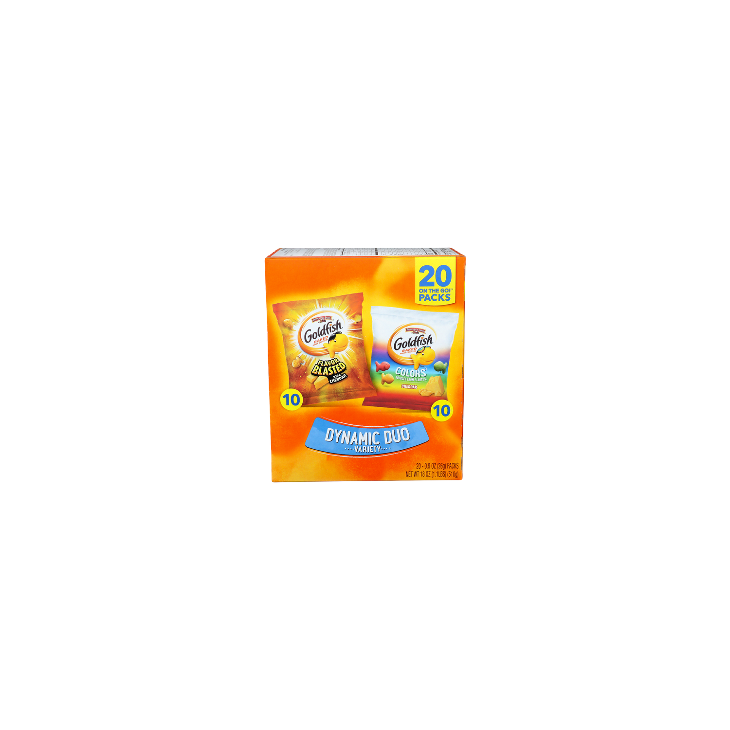 Pepperidge Farm Goldfish Dynamic Duo Variety Pack - 0.9 Ounce - 20 Count Image 1 of 4