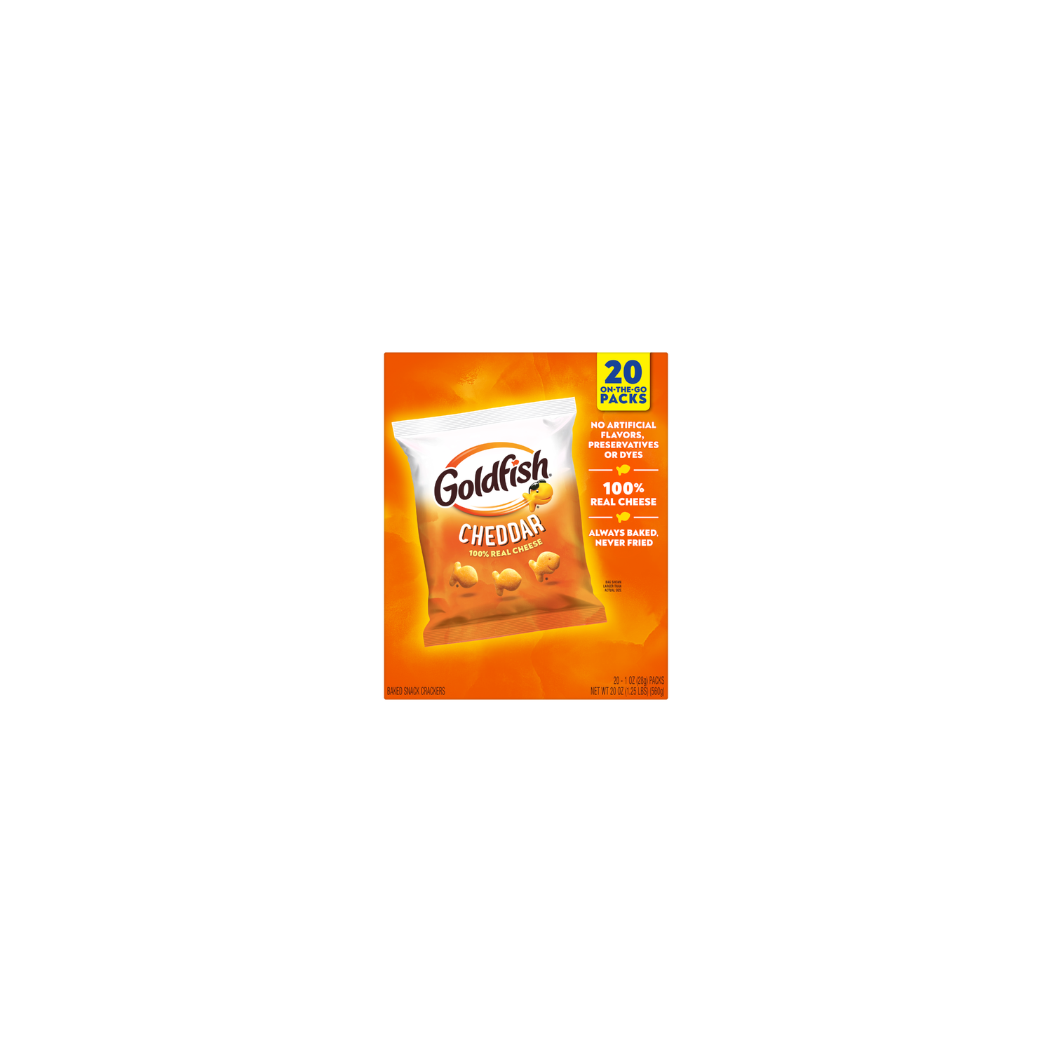 Pepperidge Farm Goldfish Cheddar Baked Snack Crackers - 20 Ounce Image 1 of 4