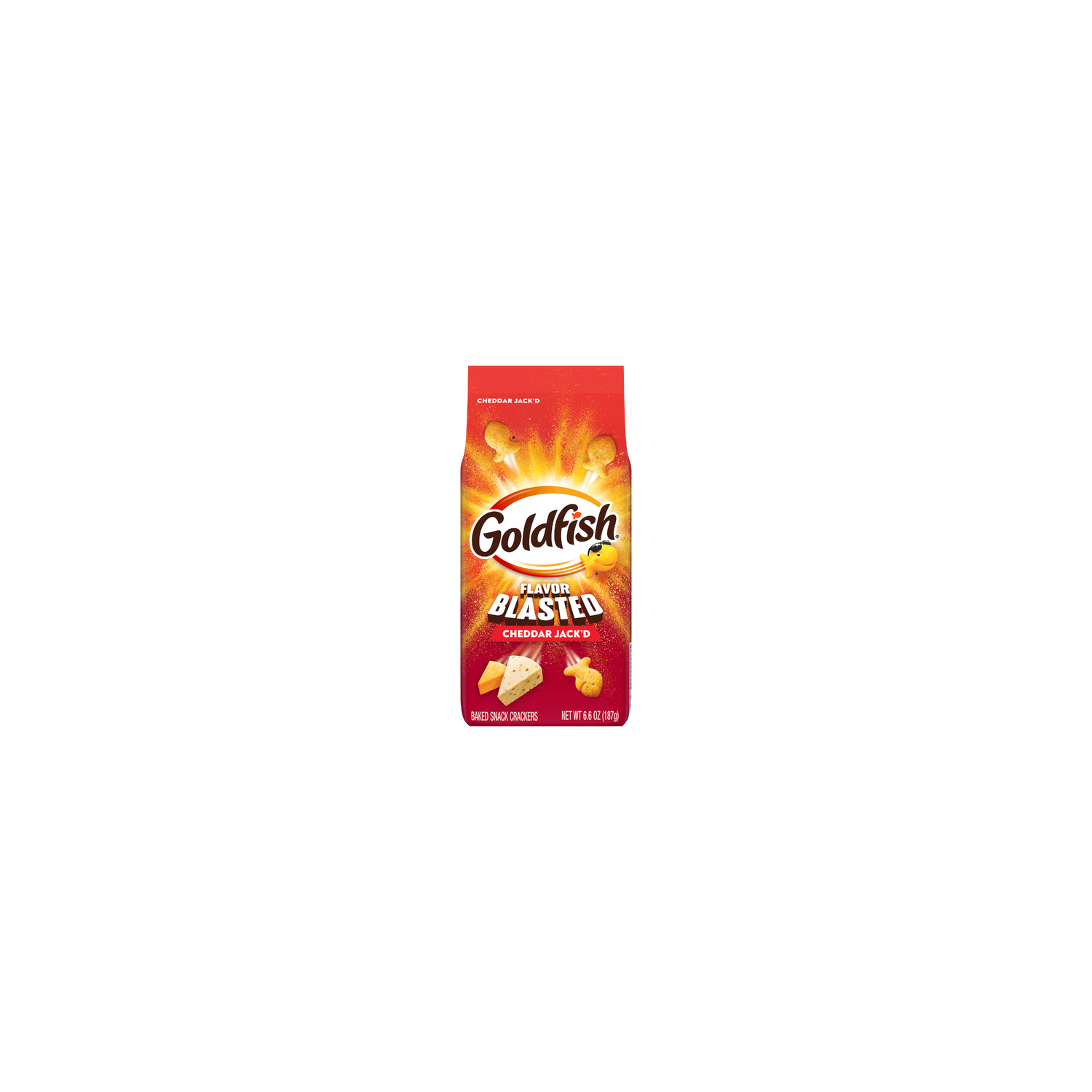 Pepperidge Farm Goldfish Flavor Blasted Cheddar Jack'd Crackers - 6.6 Ounce Image 1 of 4