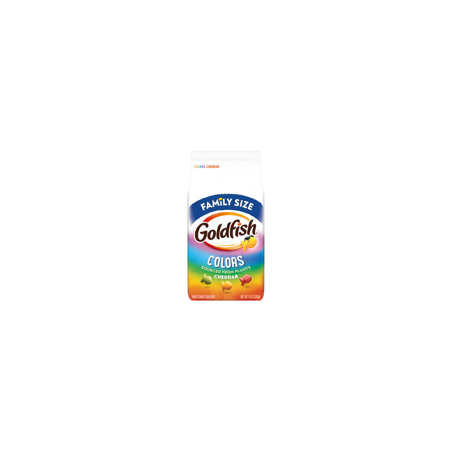 Pepperidge Farm Goldfish Colors Cheddar Cheese Crackers, Bag - 10 Ounce Image 1 of 2